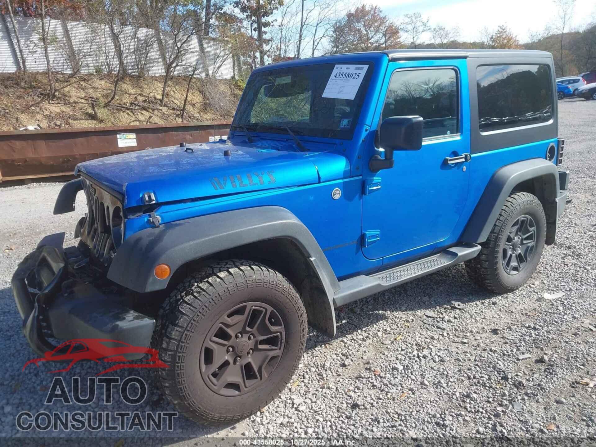 JEEP WRANGLER 2016 - 1C4AJWAG8GL131928