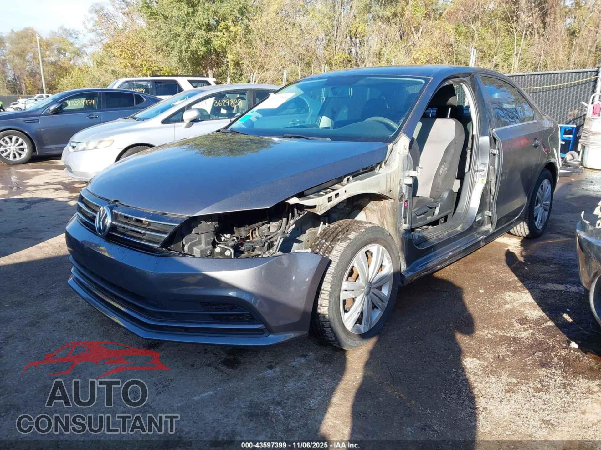 VOLKSWAGEN JETTA 2017 - 3VW2B7AJ6HM212121