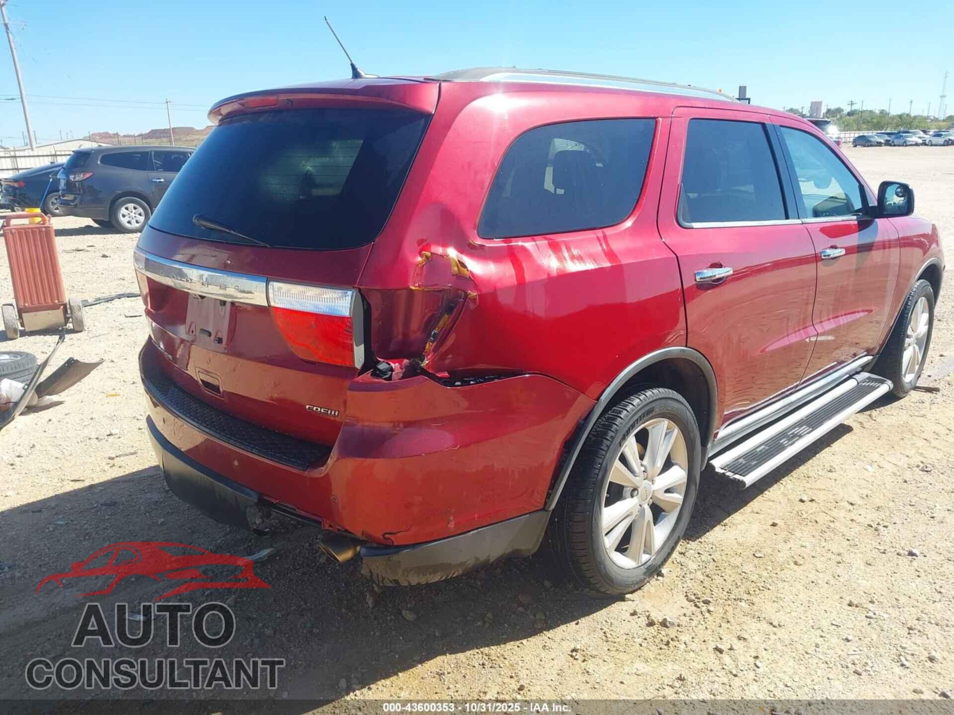 DODGE DURANGO 2013 - 1C4RDHDG3DC667778
