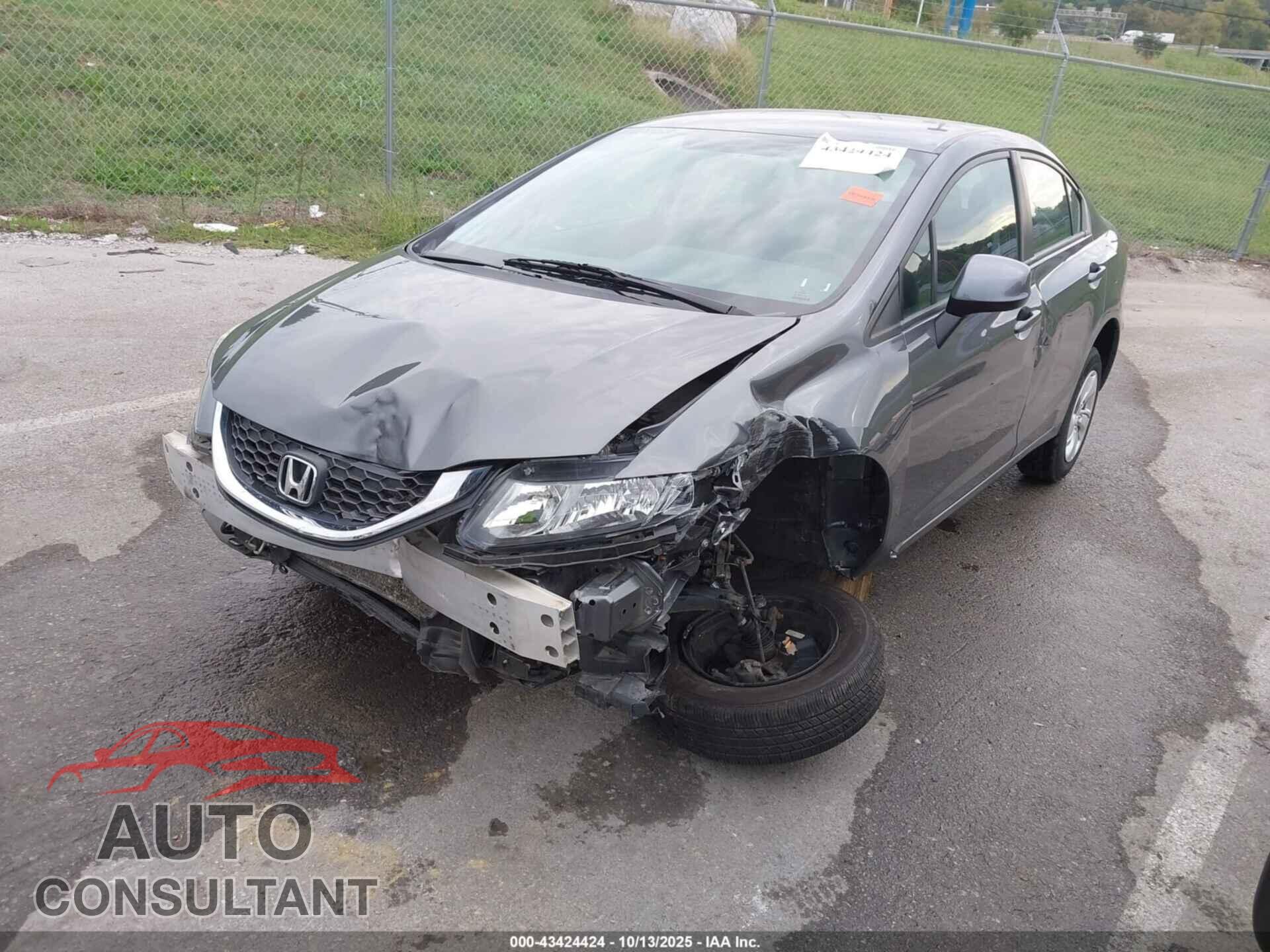 HONDA CIVIC 2013 - 19XFB2F55DE079116