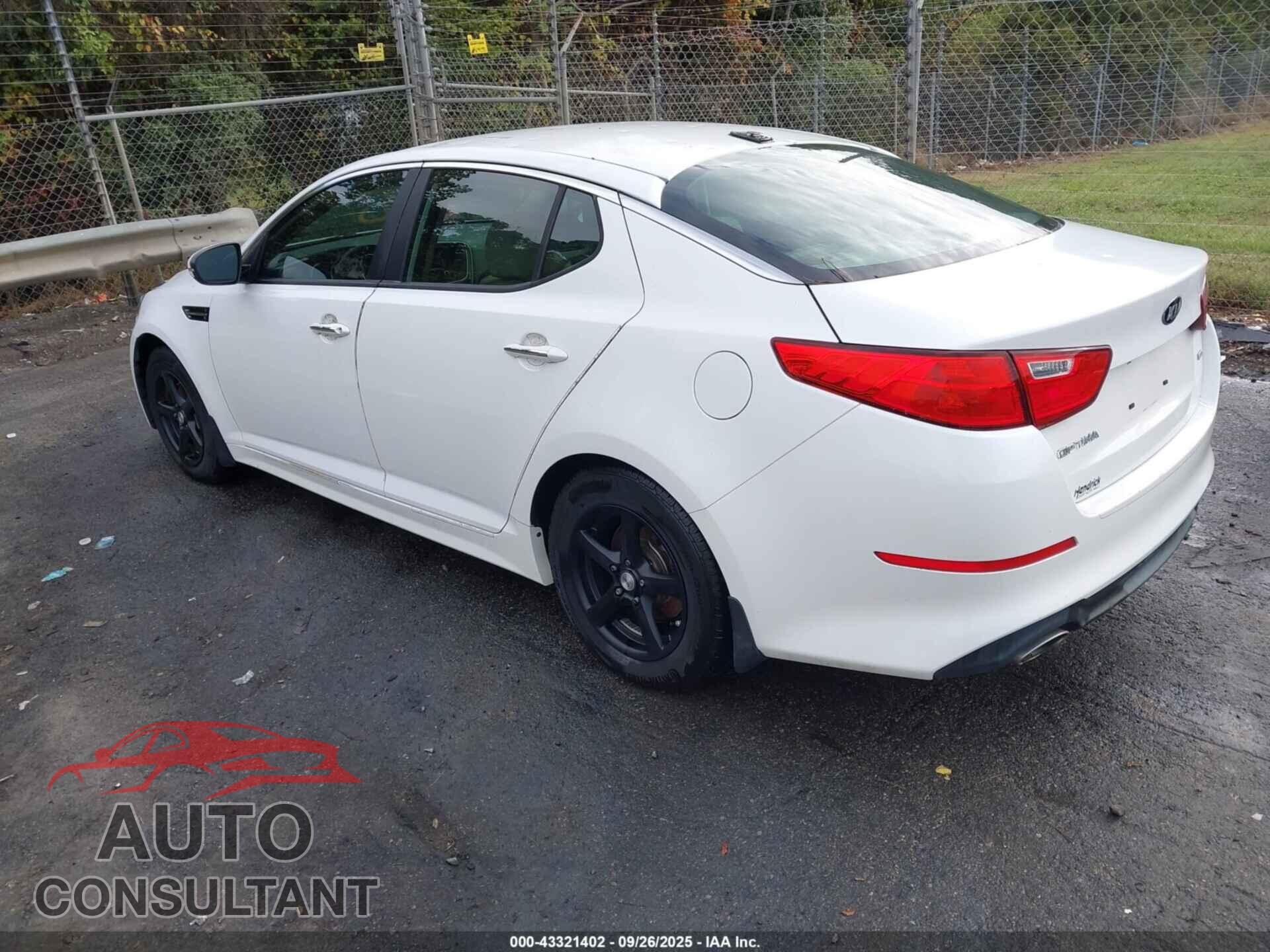 KIA OPTIMA 2015 - KNAGM4A79F5556273