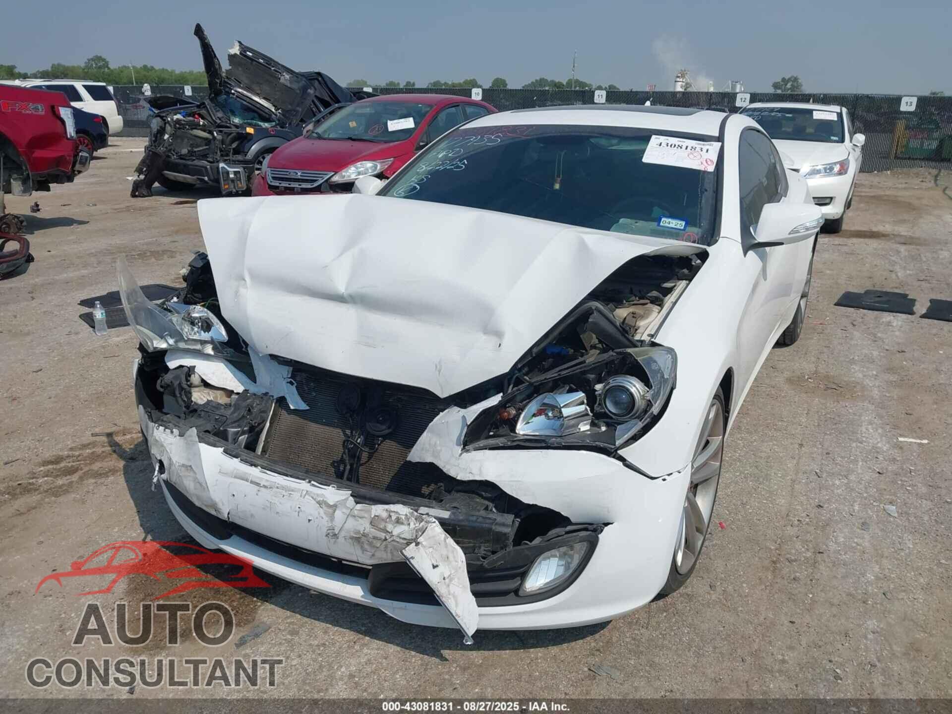 HYUNDAI GENESIS 2012 - KMHHU6KH1CU076607