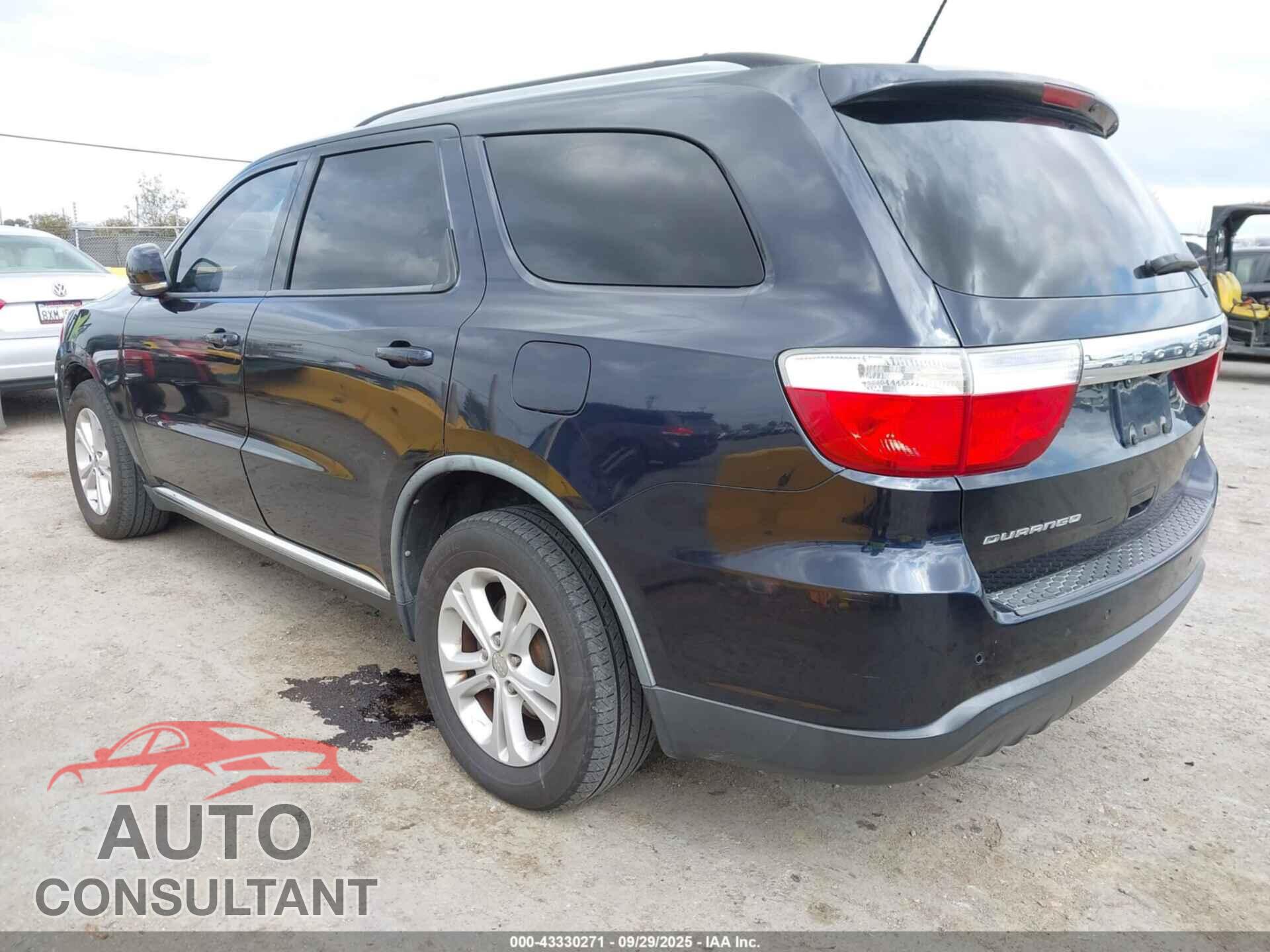 DODGE DURANGO 2011 - 1D4RD4GG3BC680339