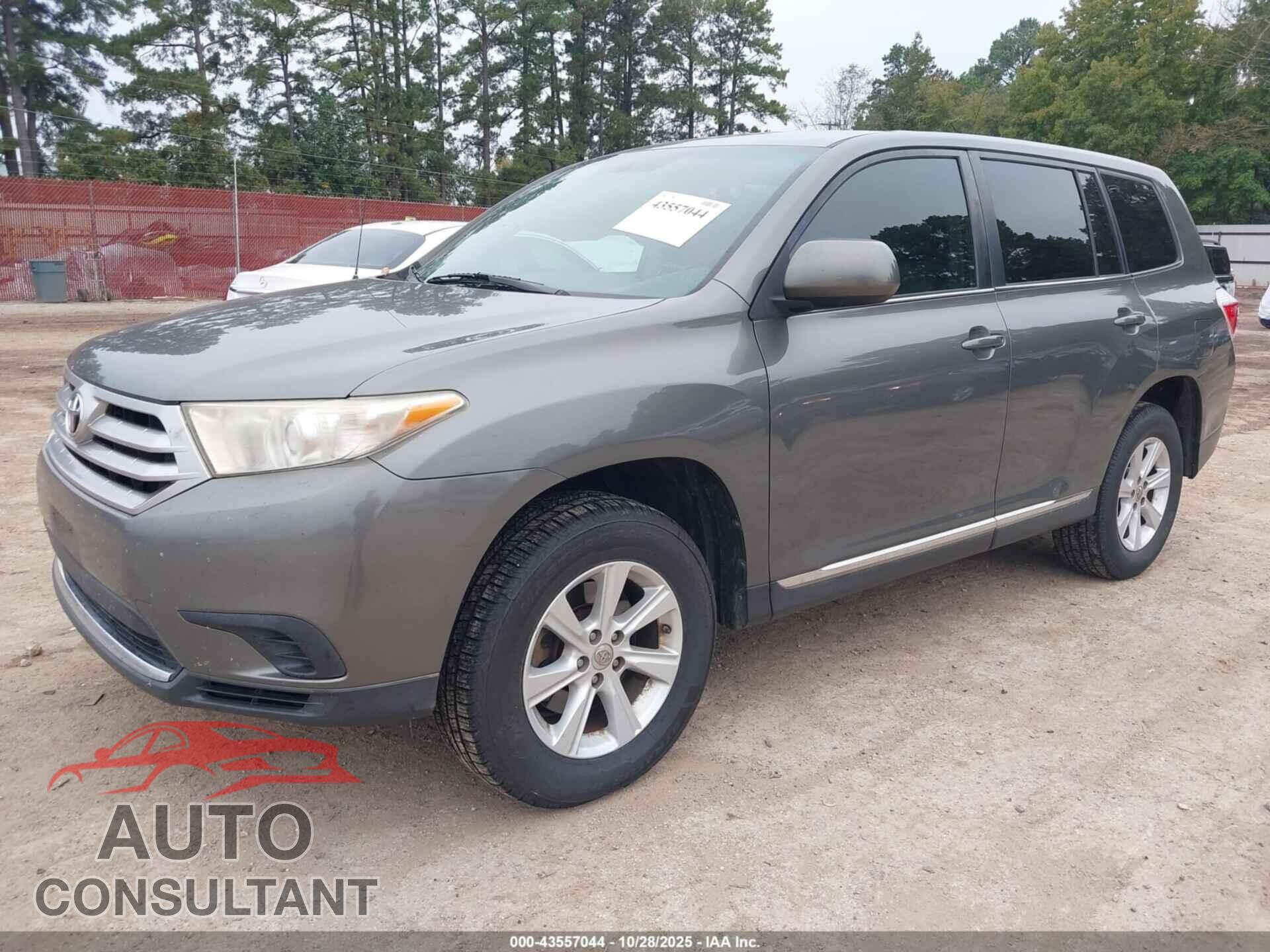 TOYOTA HIGHLANDER 2011 - 5TDZK3EH2BS024236