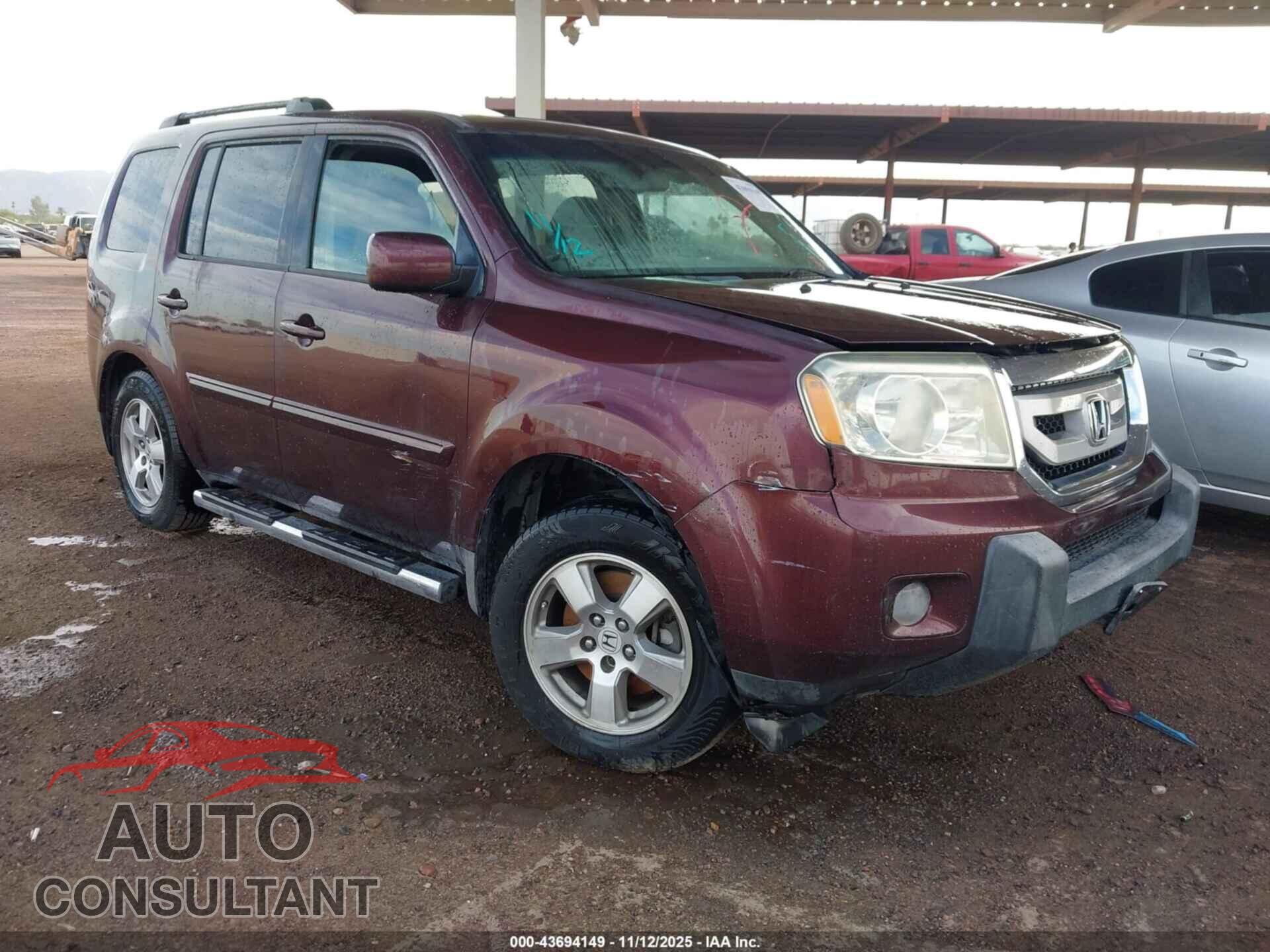 HONDA PILOT 2009 - 5FNYF48589B000609