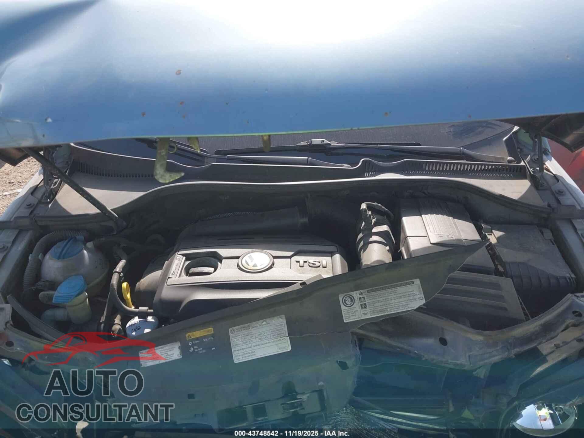 VOLKSWAGEN EOS 2014 - WVWBW8AH3EV005343