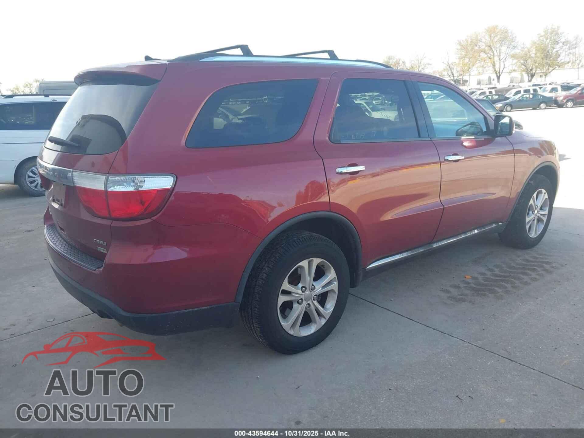 DODGE DURANGO 2013 - 1C4RDJDG5DC664405