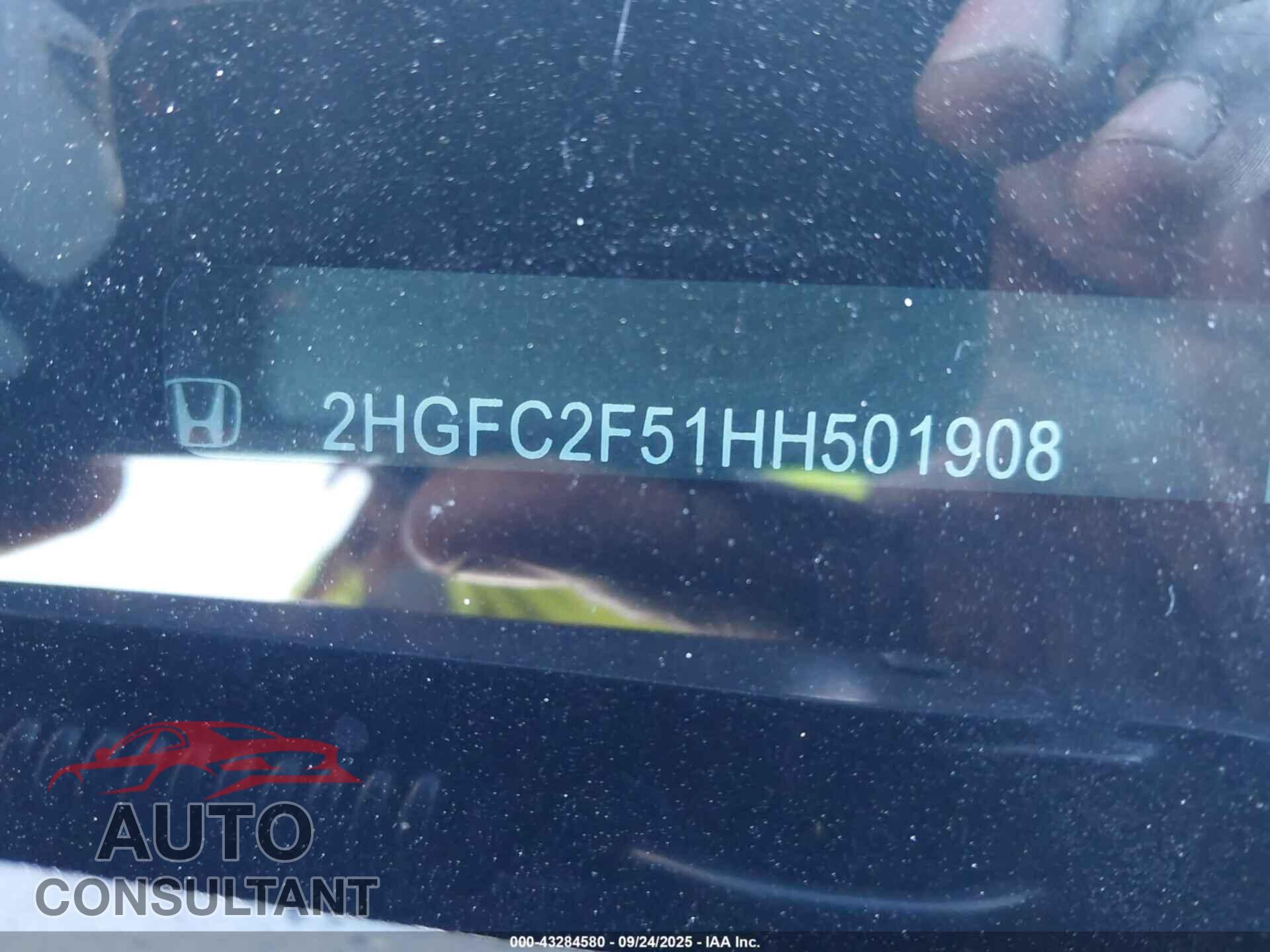 HONDA CIVIC 2017 - 2HGFC2F51HH501908