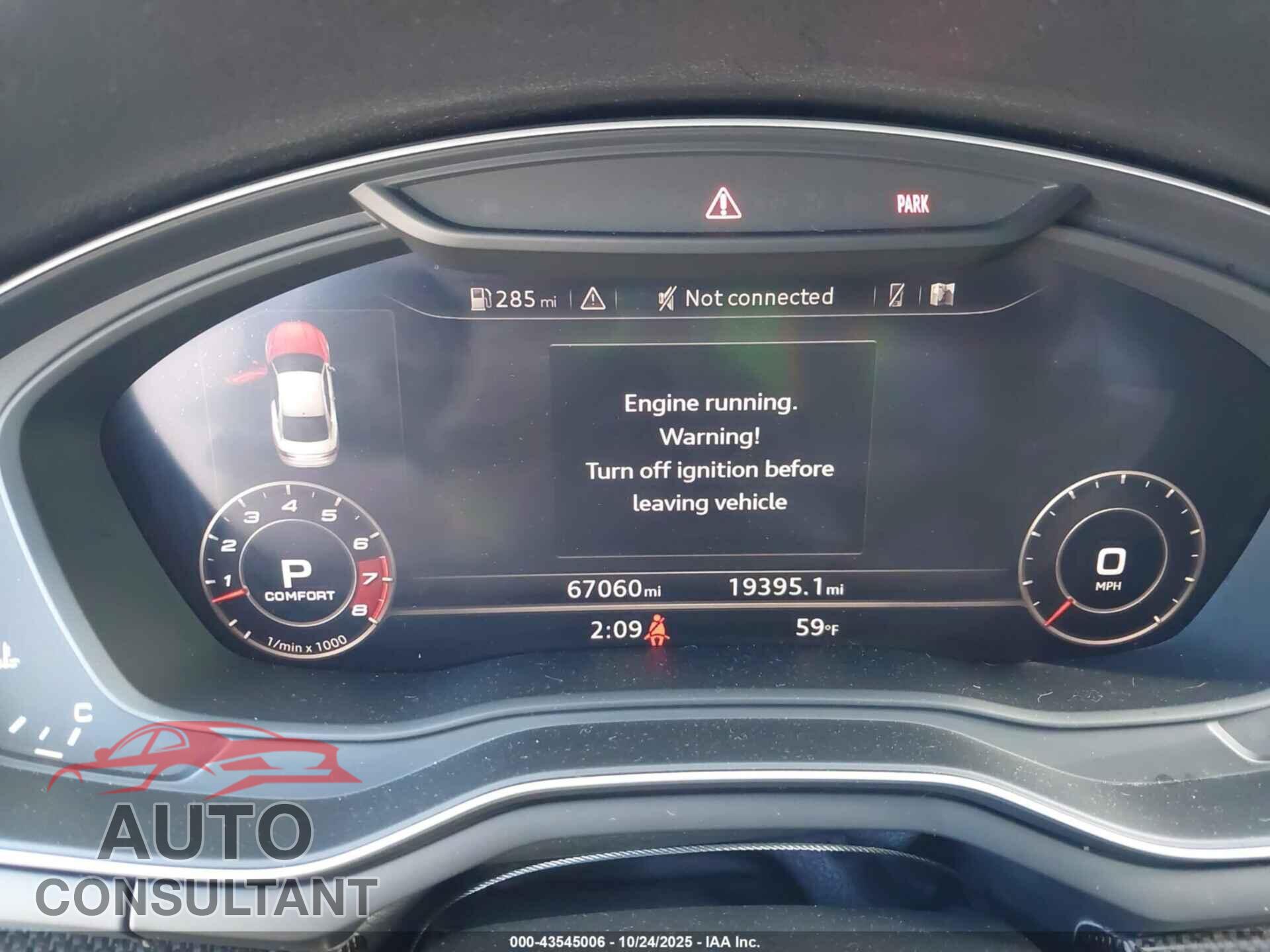 AUDI S5 2018 - WAUR4AF50JA010458