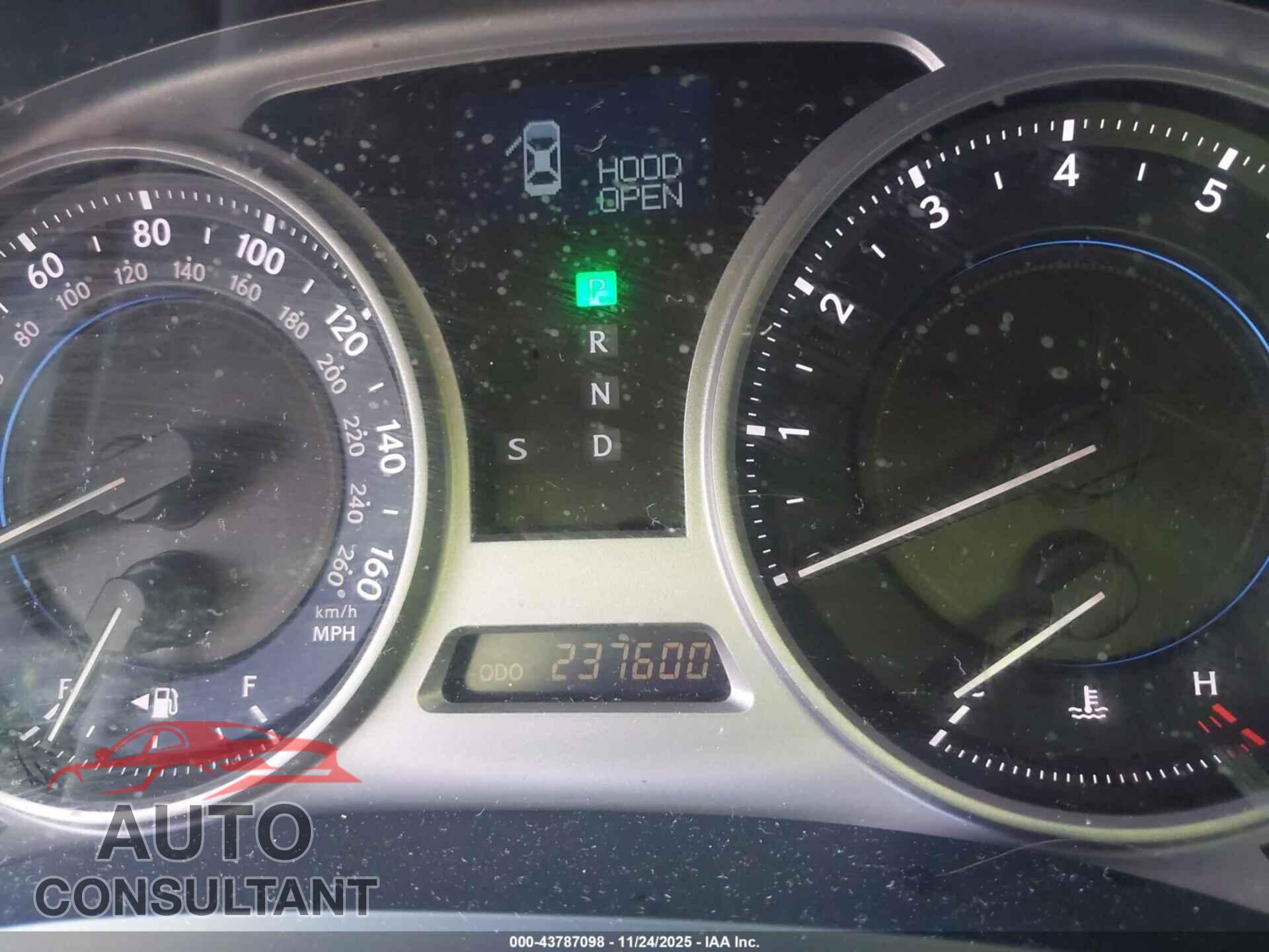 LEXUS IS 250 2010 - JTHBF5C26A5111379