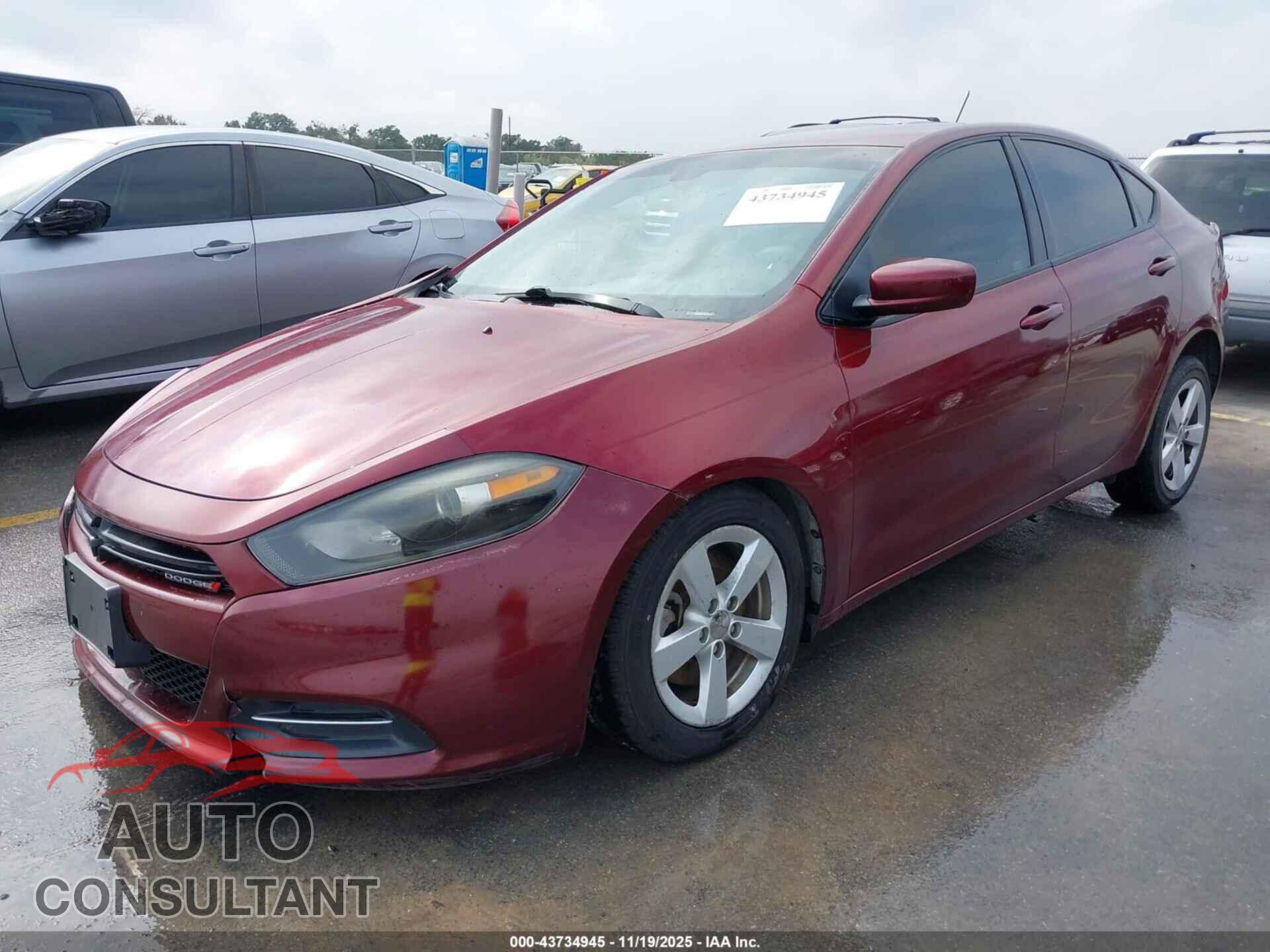 DODGE DART 2015 - 1C3CDFBBXFD337767