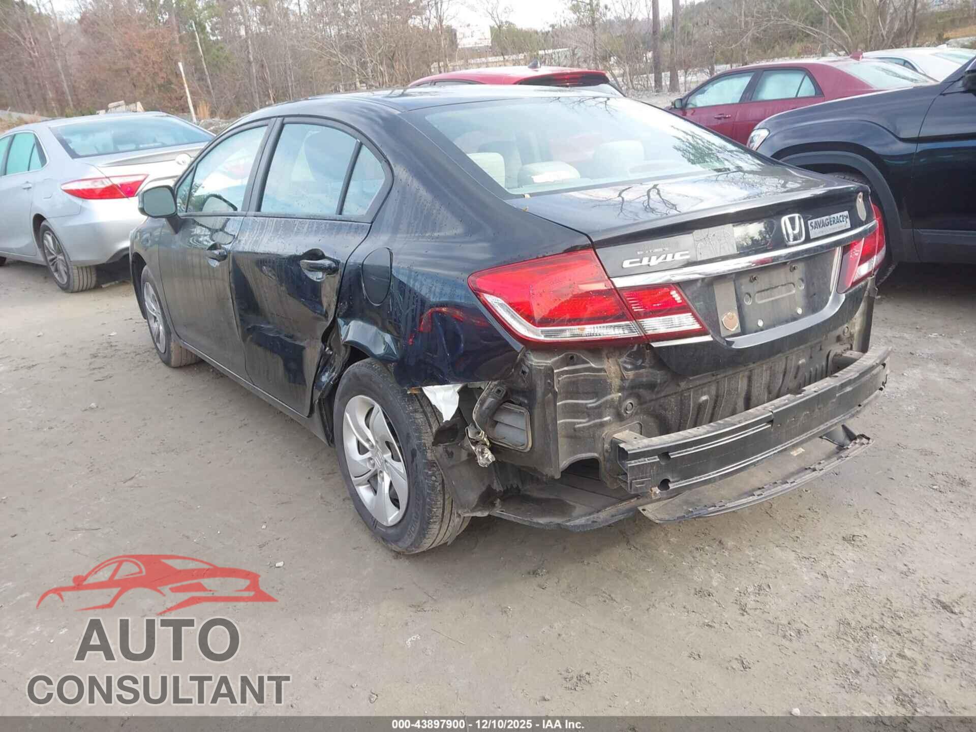 HONDA CIVIC 2013 - 19XFB2F52DE047725