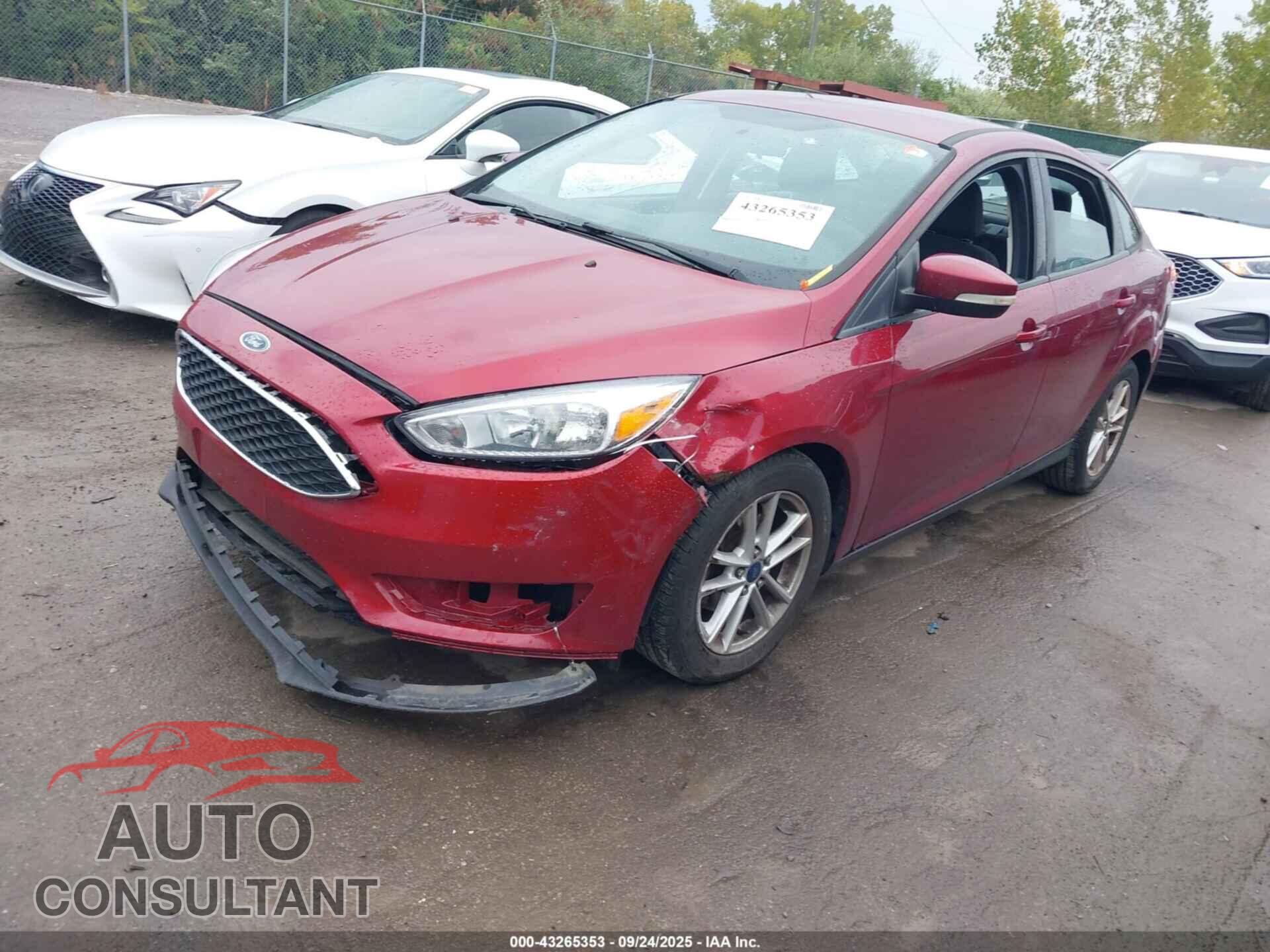 FORD FOCUS 2015 - 1FADP3F22FL382956