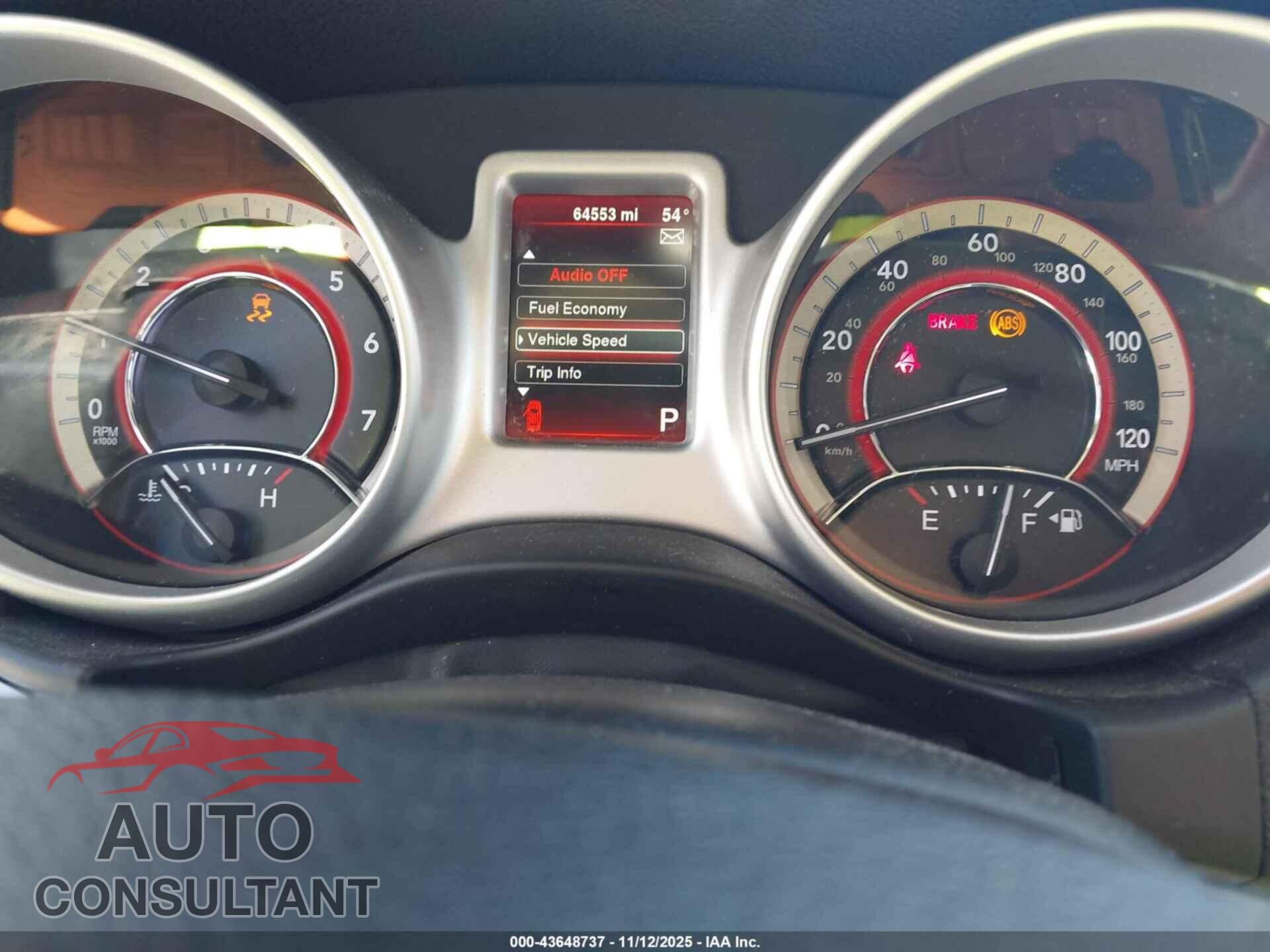 DODGE JOURNEY 2015 - 3C4PDCAB4FT714715