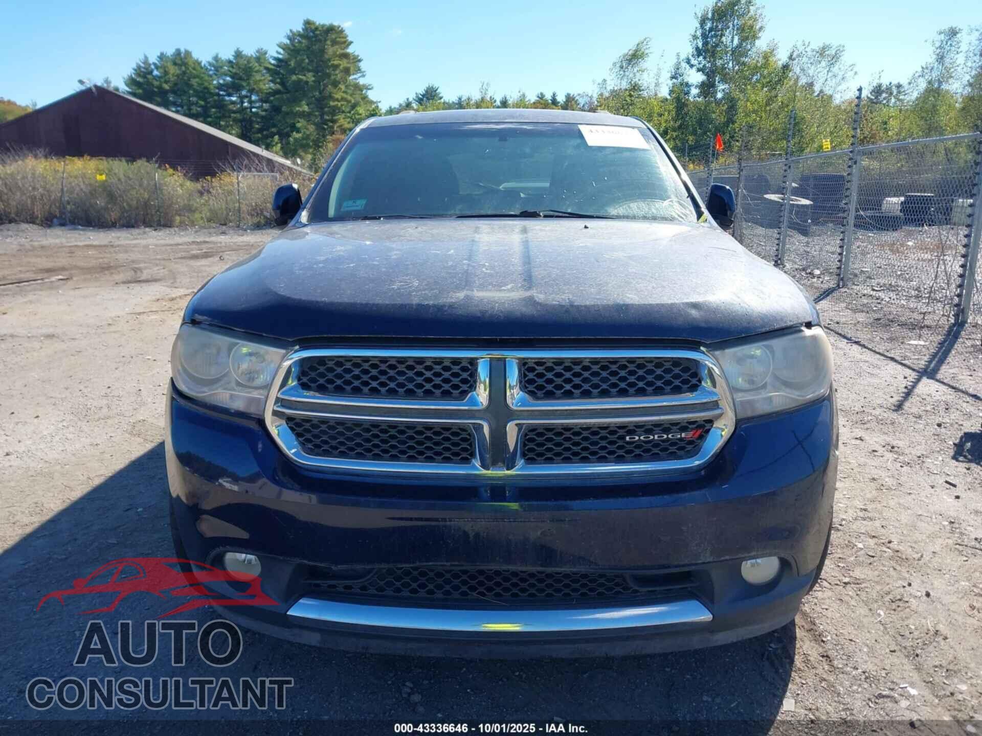 DODGE DURANGO 2012 - 1C4RDHDG2CC335765