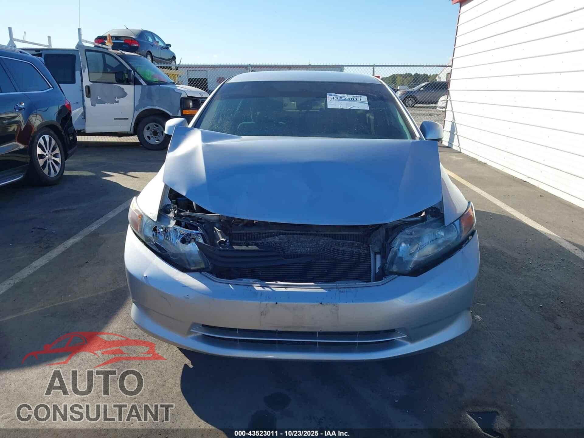 HONDA CIVIC 2012 - 19XFB2F59CE027583