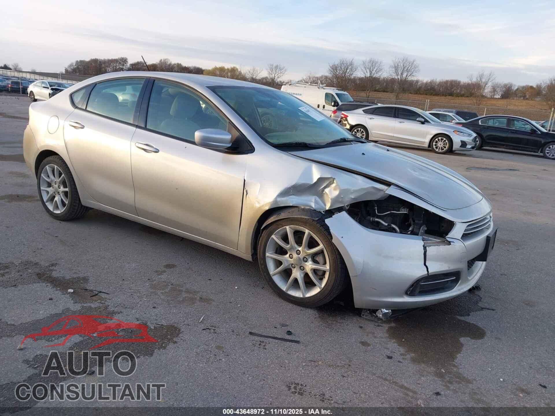 DODGE DART 2013 - 1C3CDFBA0DD126601
