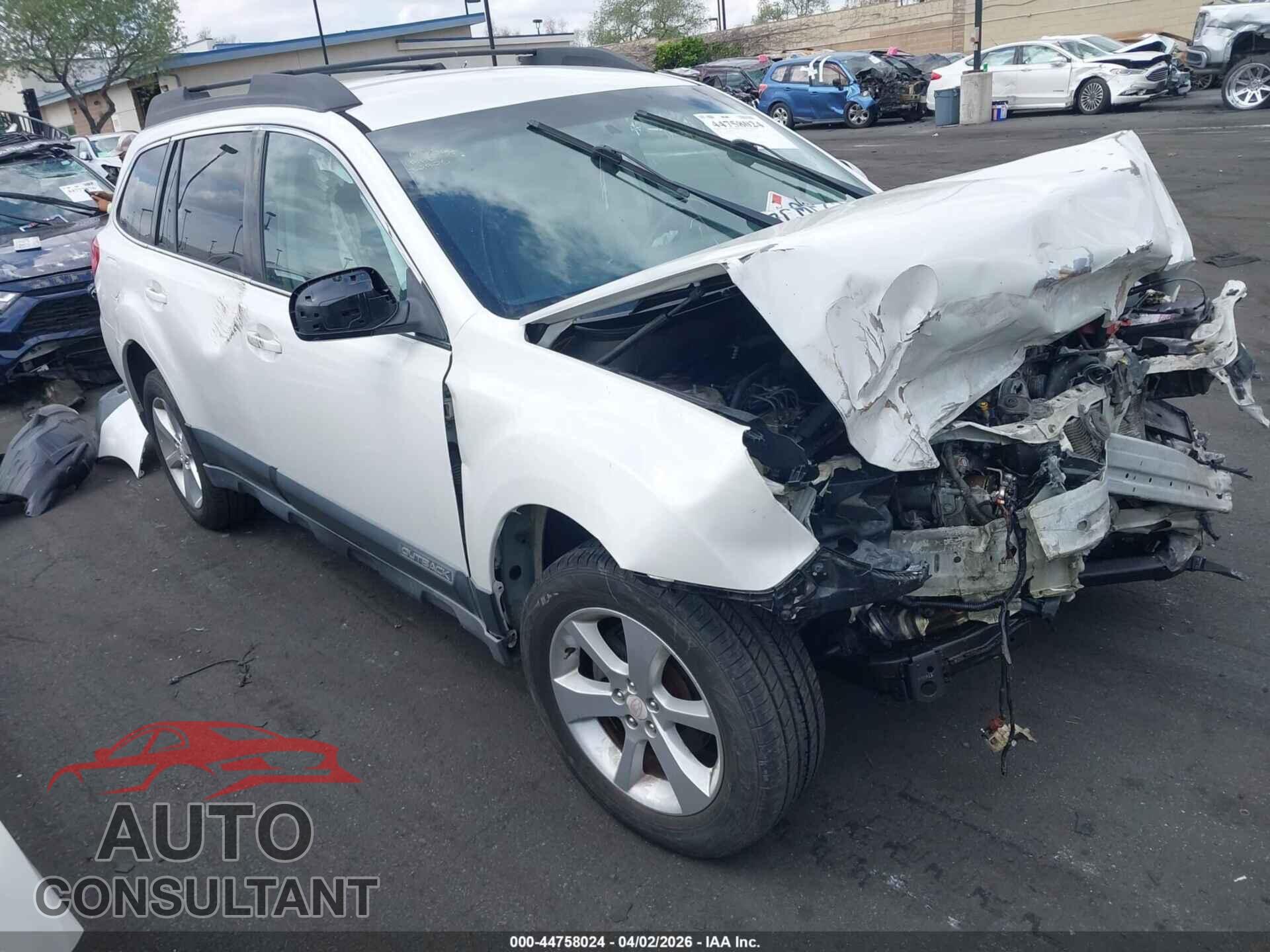 SUBARU OUTBACK 2014 - 4S4BRBCC2E3233704