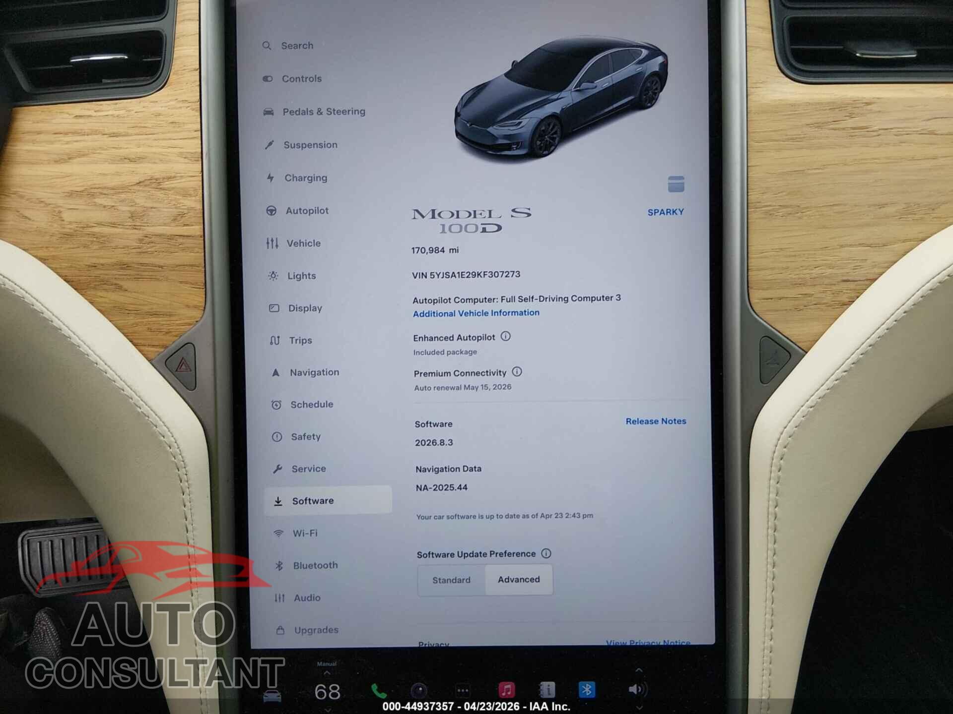 TESLA MODEL S 2019 - 5YJSA1E29KF307273