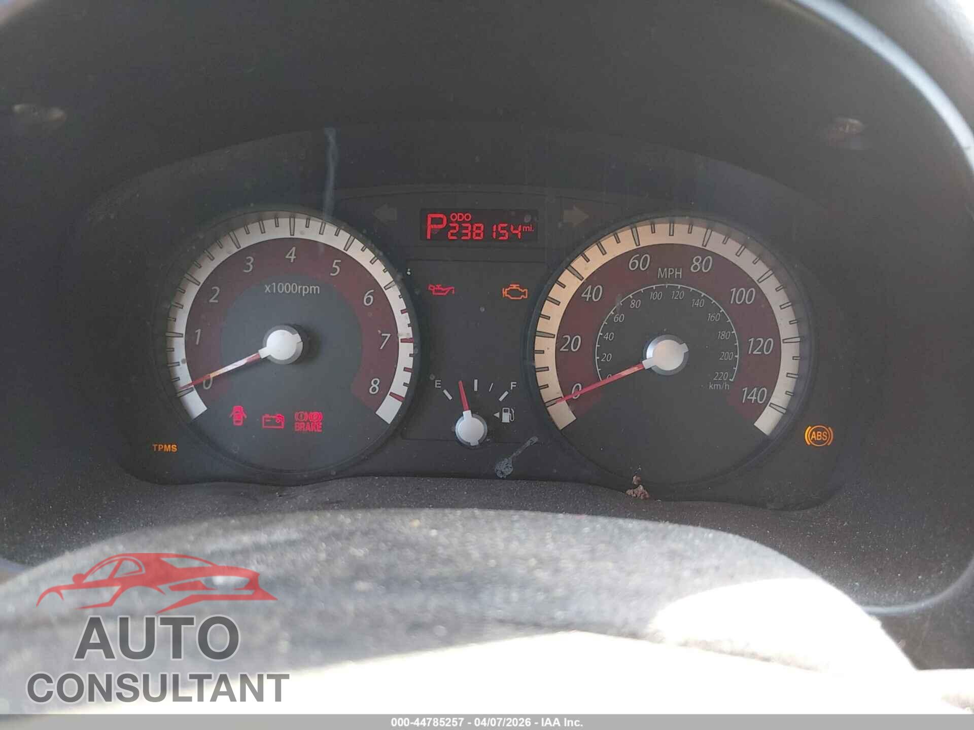 KIA RIO 2010 - KNADH4A34A6665263