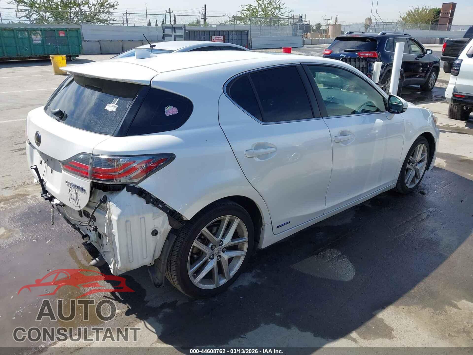 LEXUS CT 2017 - JTHKD5BH1H2288039