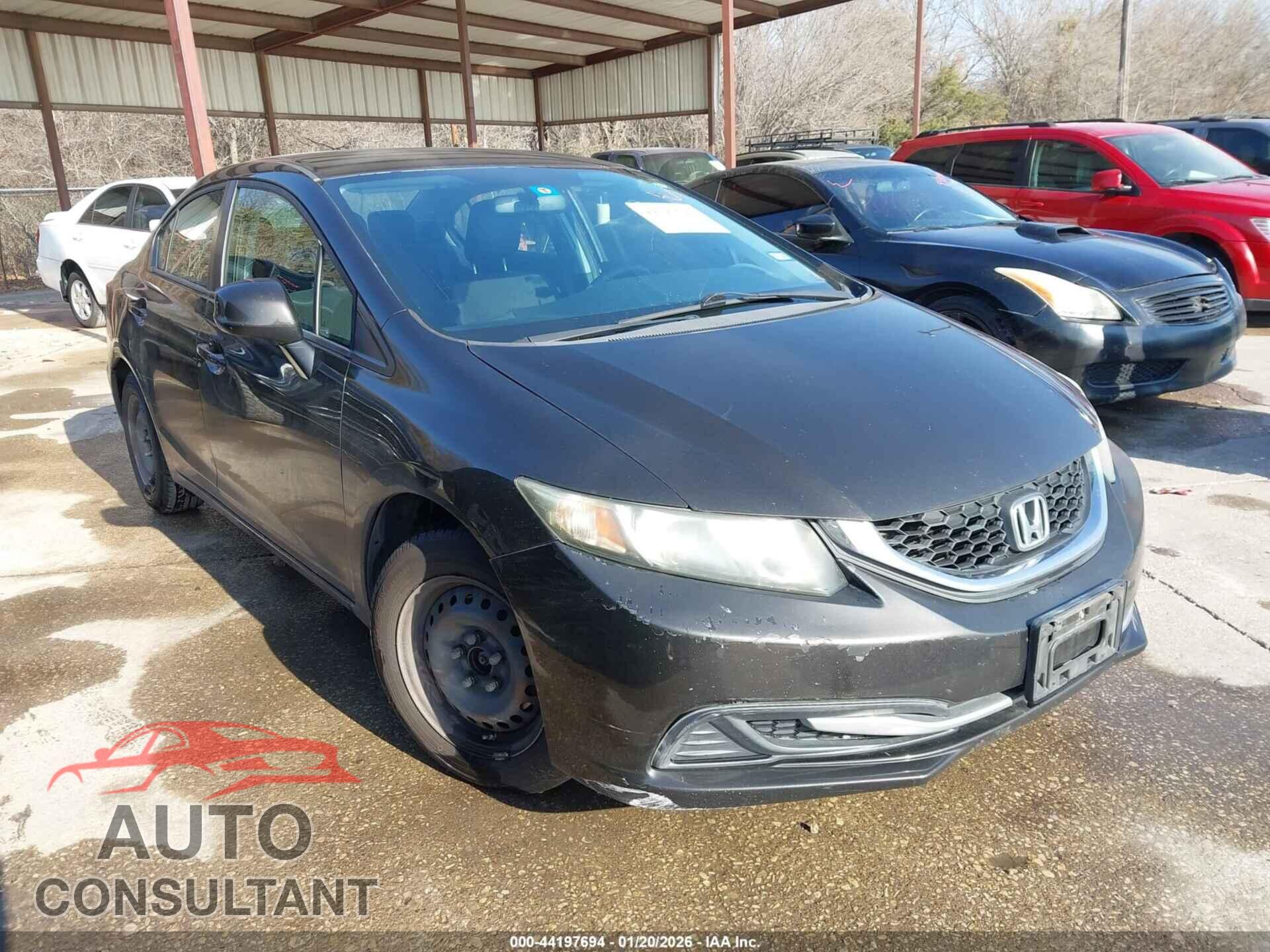 HONDA CIVIC 2013 - 19XFB2F54DE222203