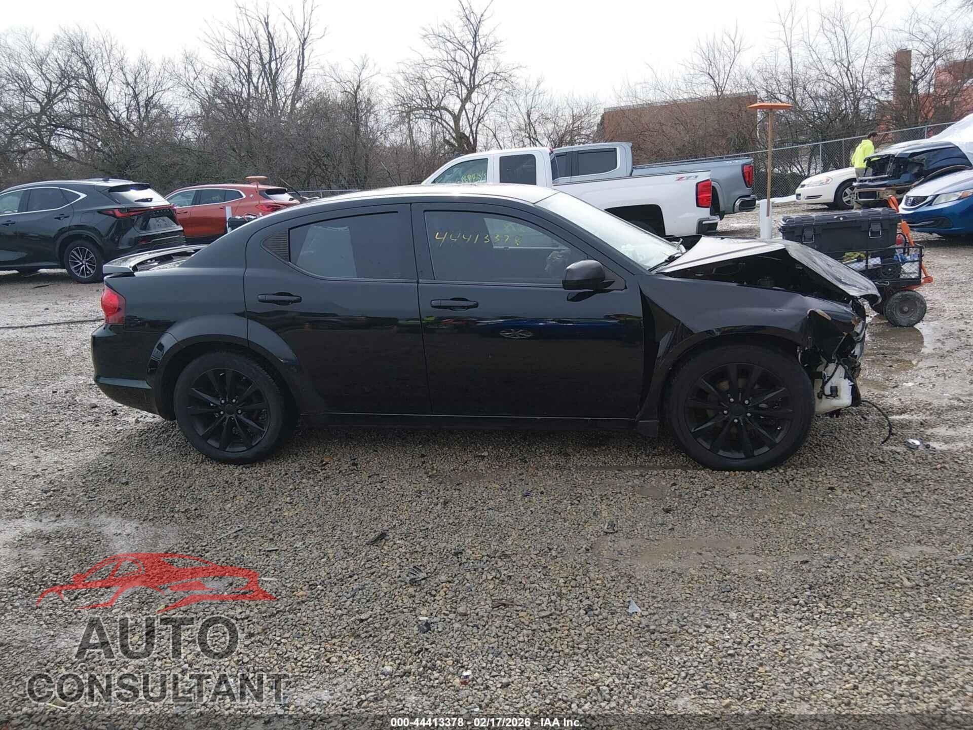 DODGE AVENGER 2013 - 1C3CDZCB4DN711782