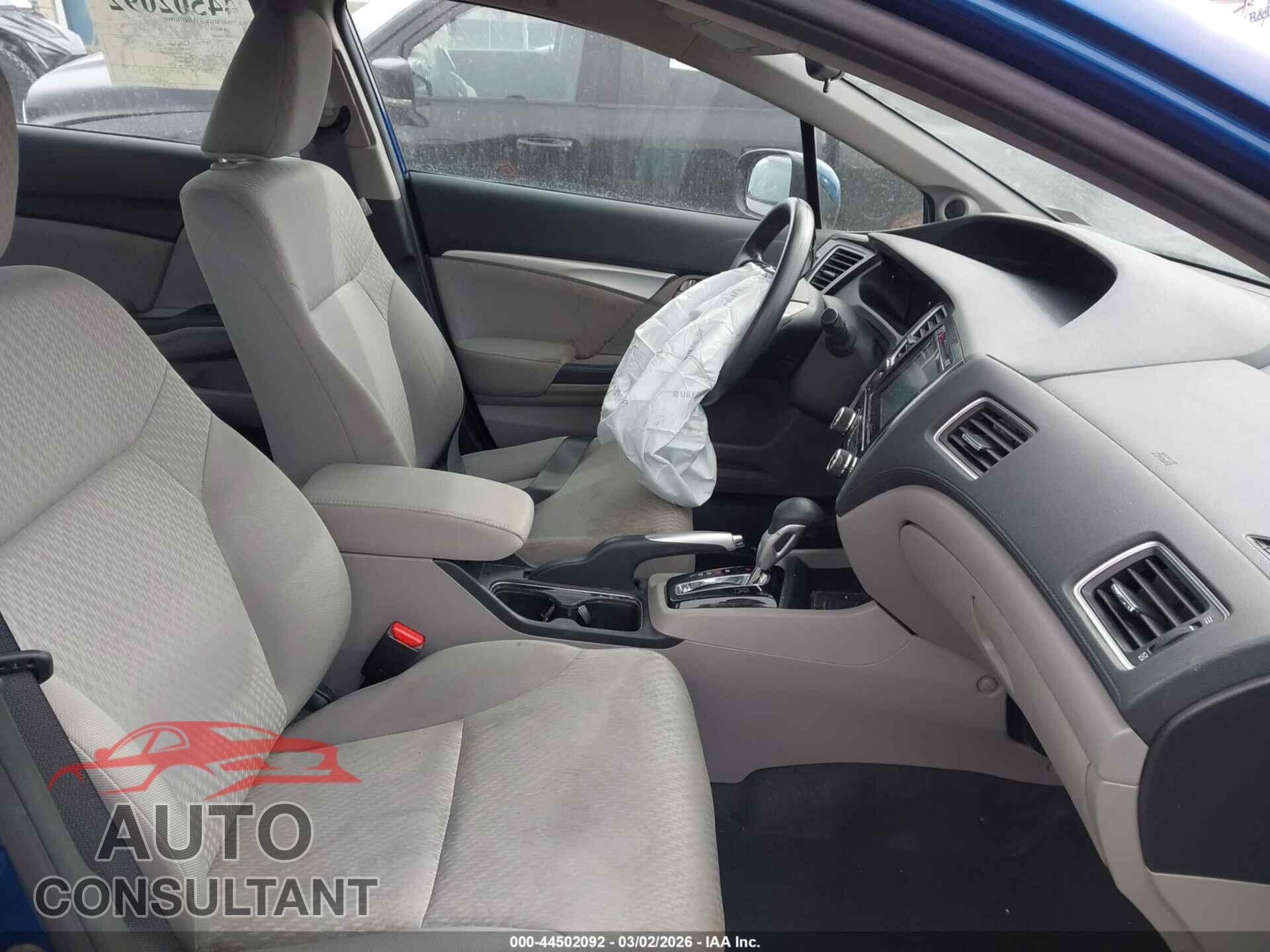 HONDA CIVIC 2014 - 19XFB2F89EE246699