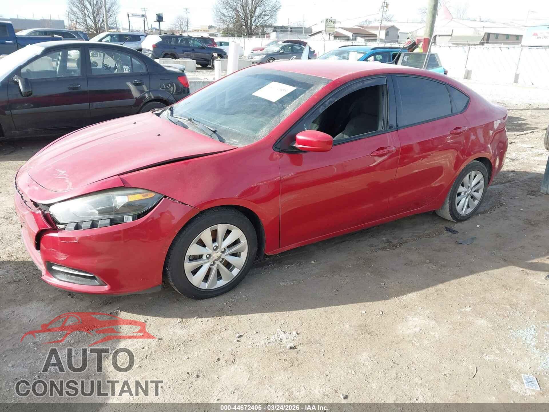 DODGE DART 2014 - 1C3CDFBB1ED668848
