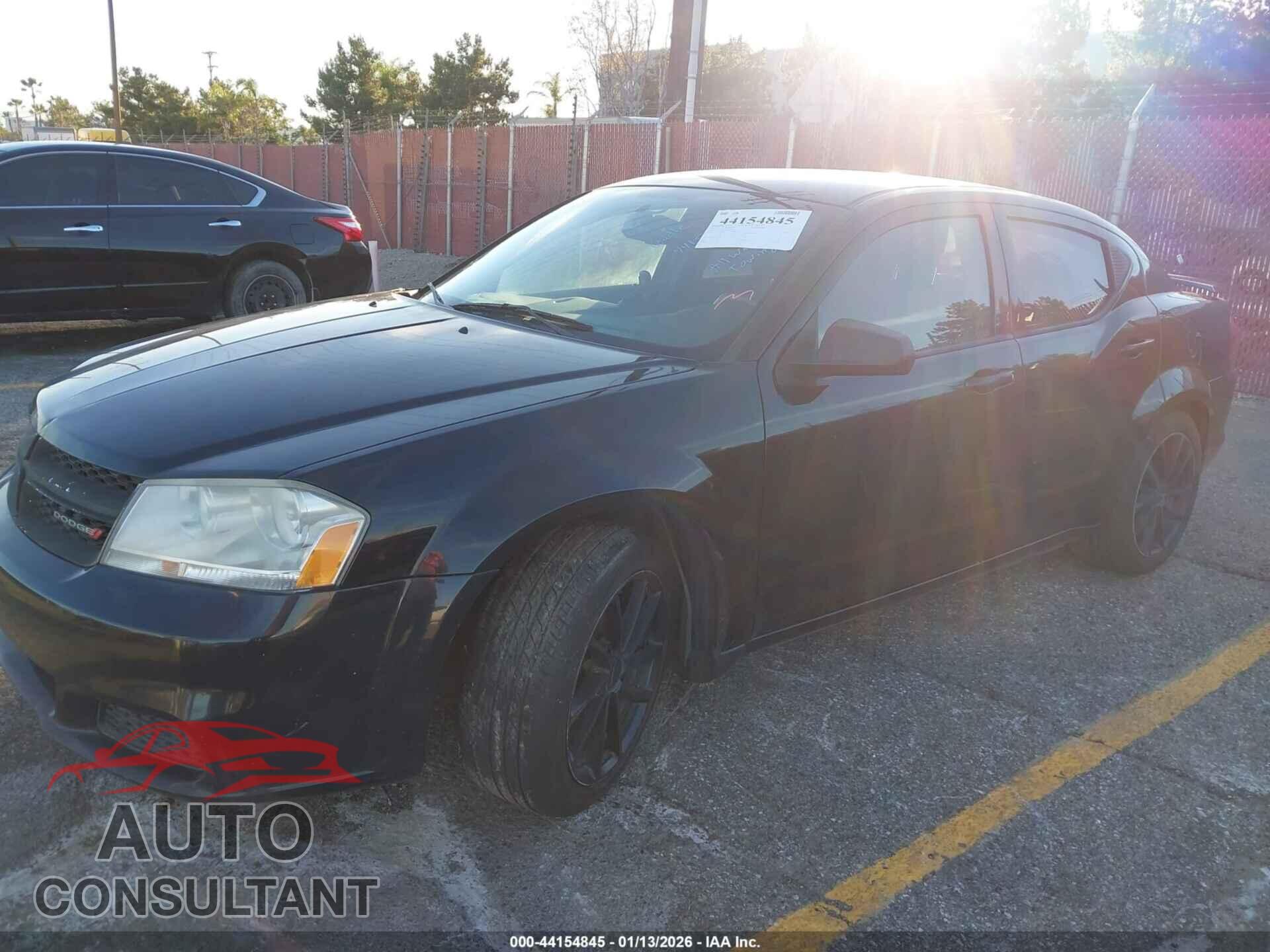 DODGE AVENGER 2012 - 1C3CDZAG2CN260932