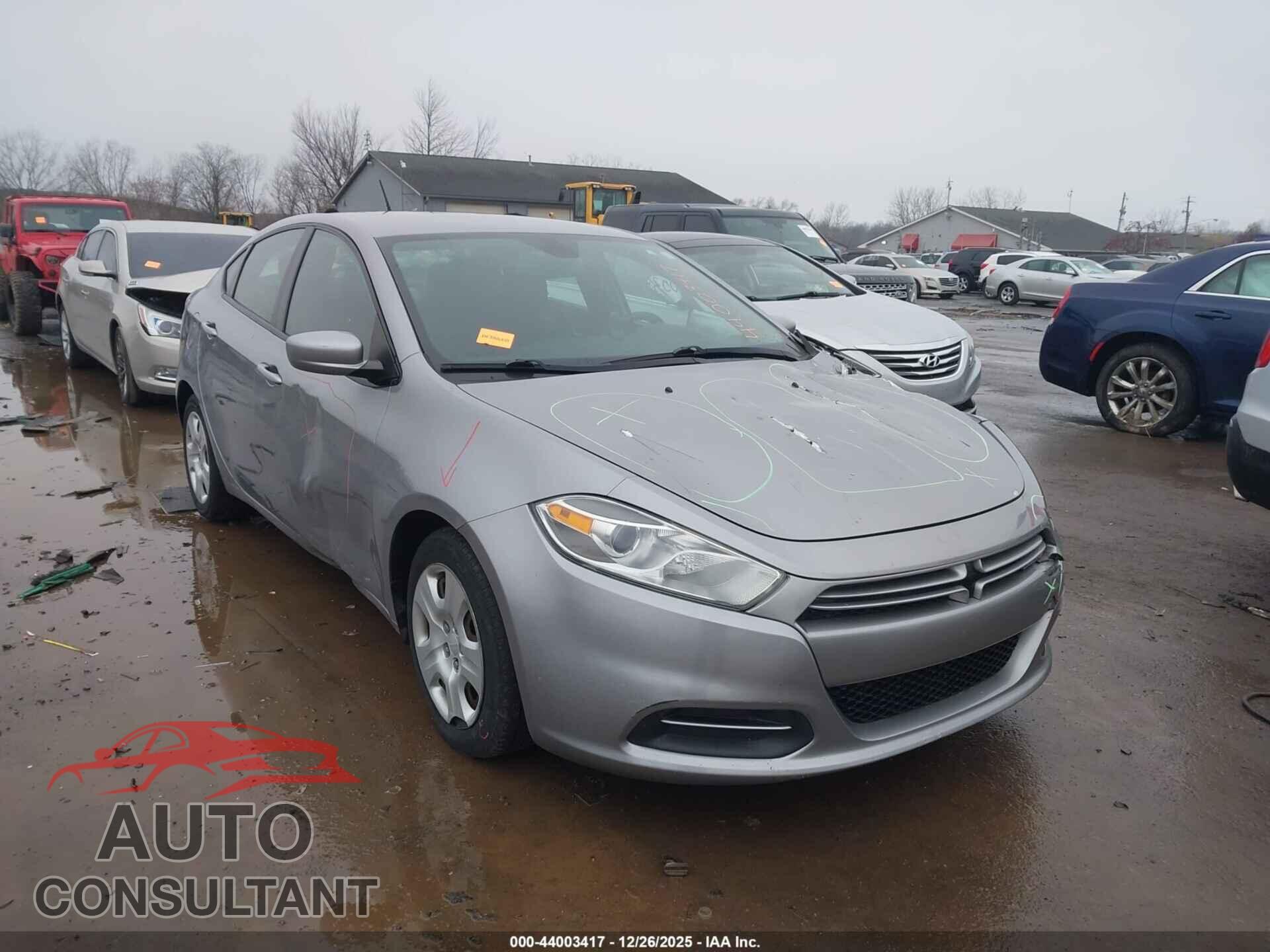 DODGE DART 2015 - 1C3CDFAAXFD301635