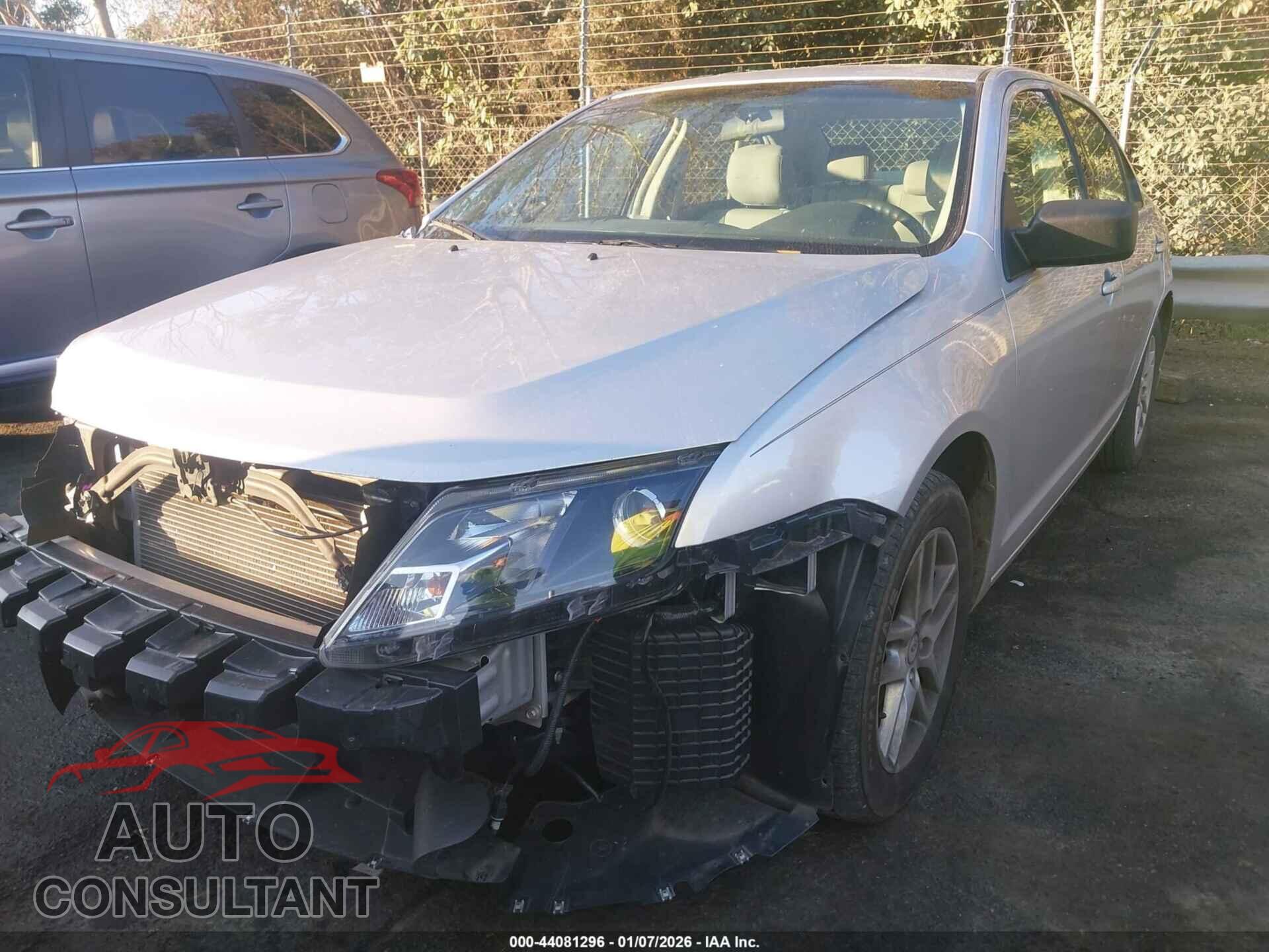 FORD FUSION 2012 - 3FAHP0GA3CR408631