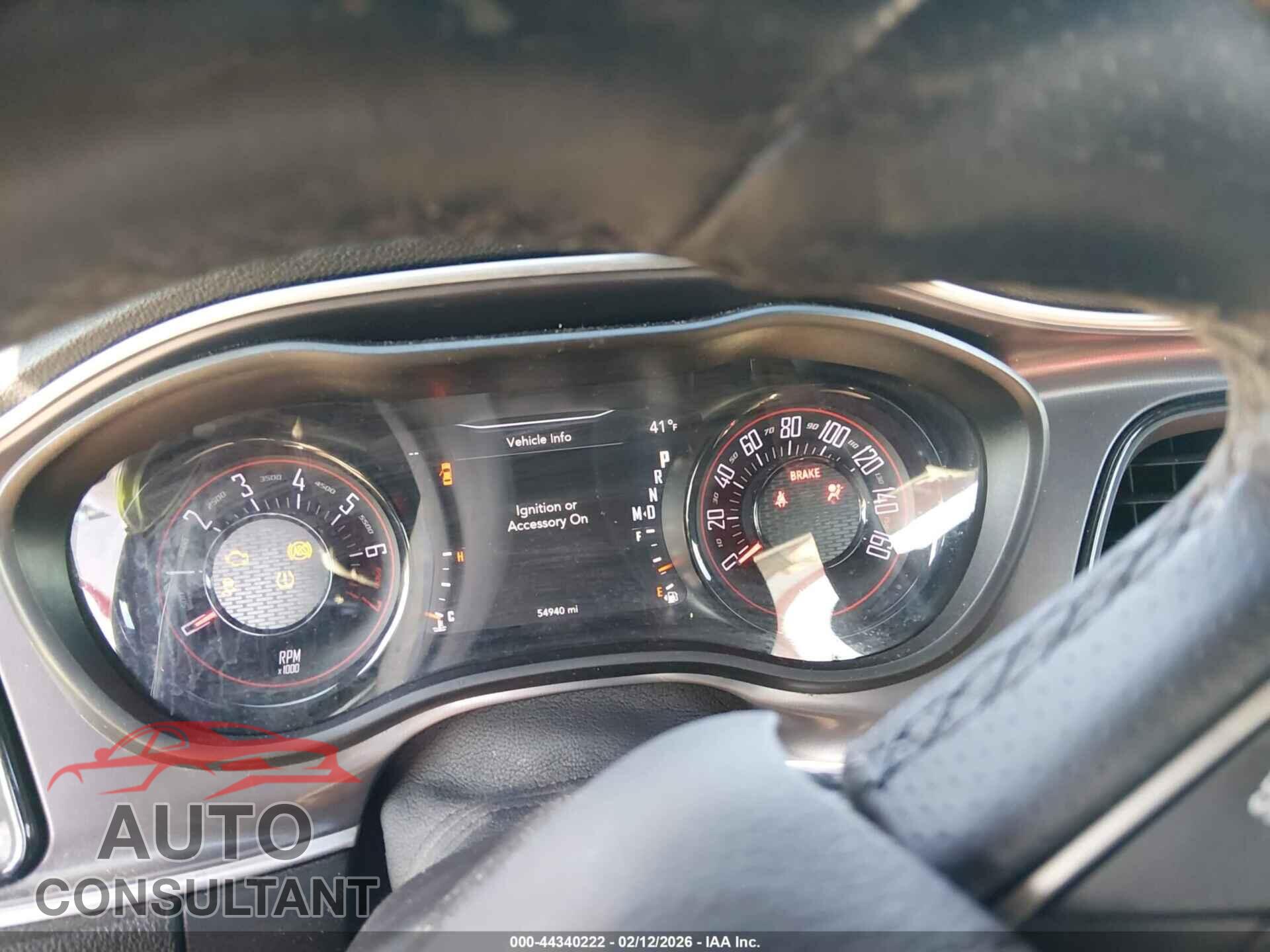 DODGE CHALLENGER 2019 - 2C3CDZAG3KH501727