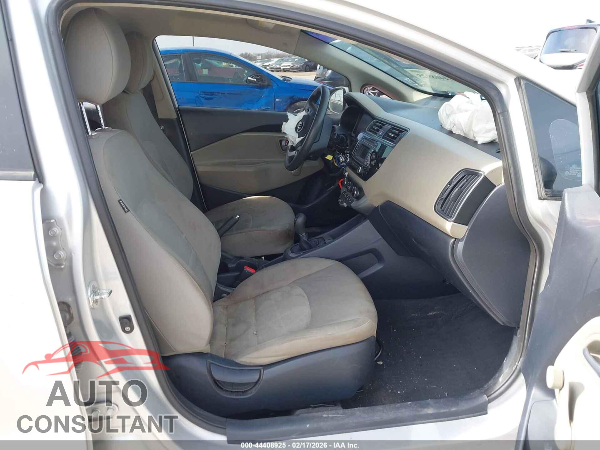 KIA RIO 2016 - KNADM4A34G6596773