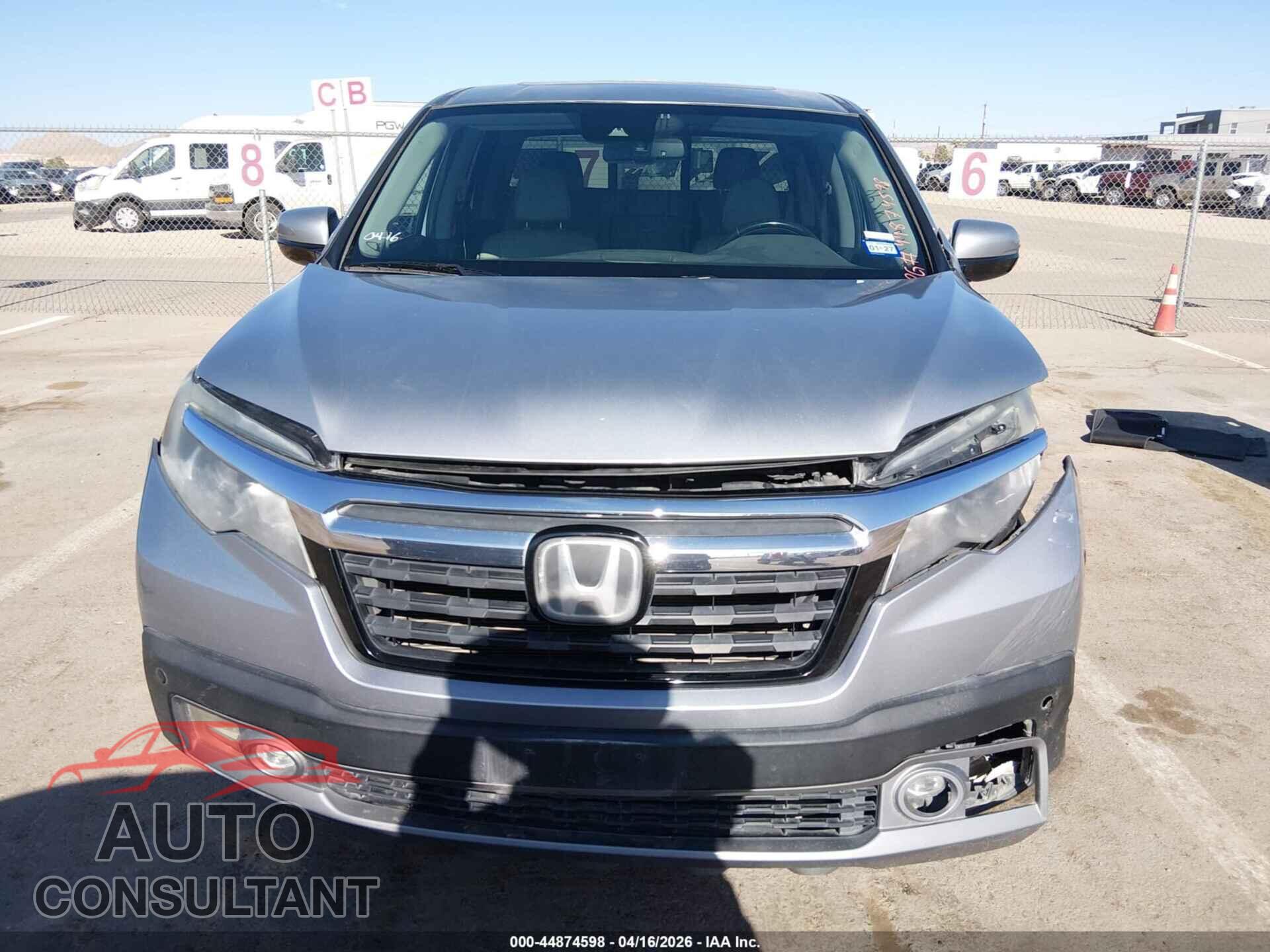 HONDA RIDGELINE 2017 - 5FPYK3F76HB011799