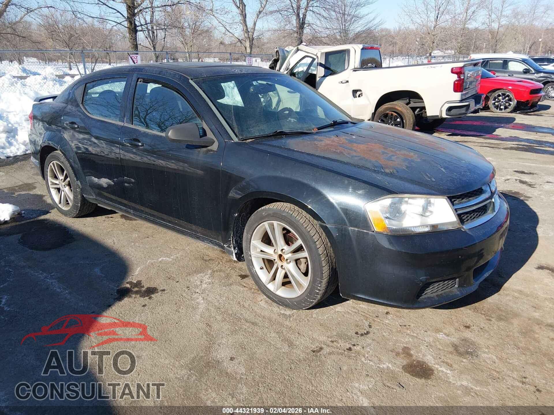 DODGE AVENGER 2013 - 1C3CDZAG3DN717488