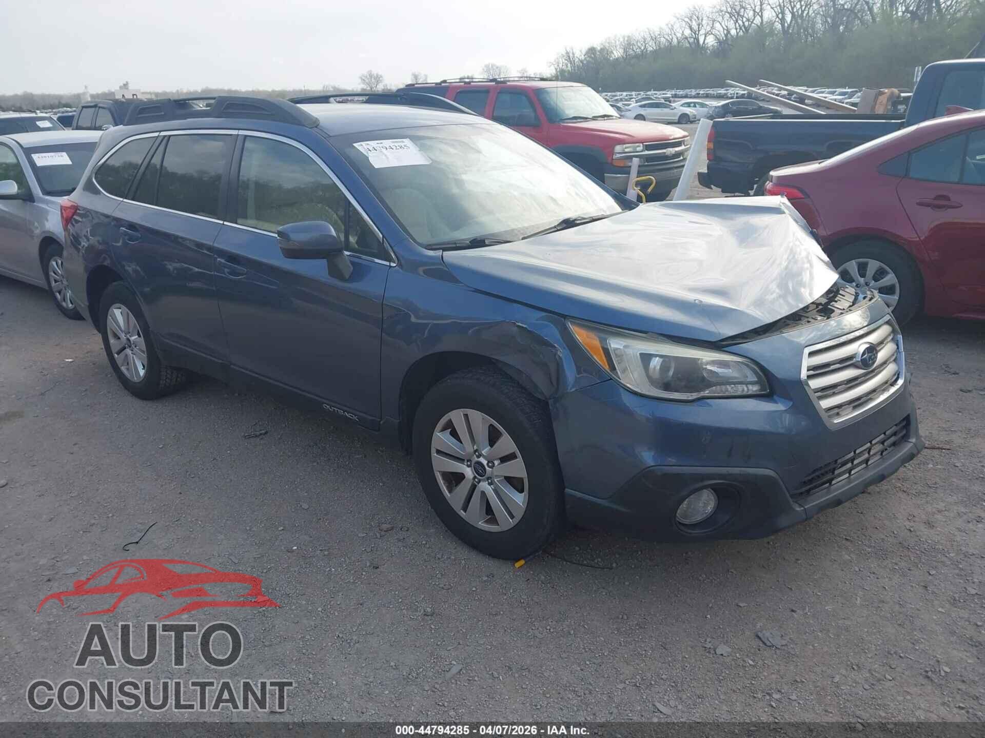 SUBARU OUTBACK 2017 - 4S4BSAFC2H3236472
