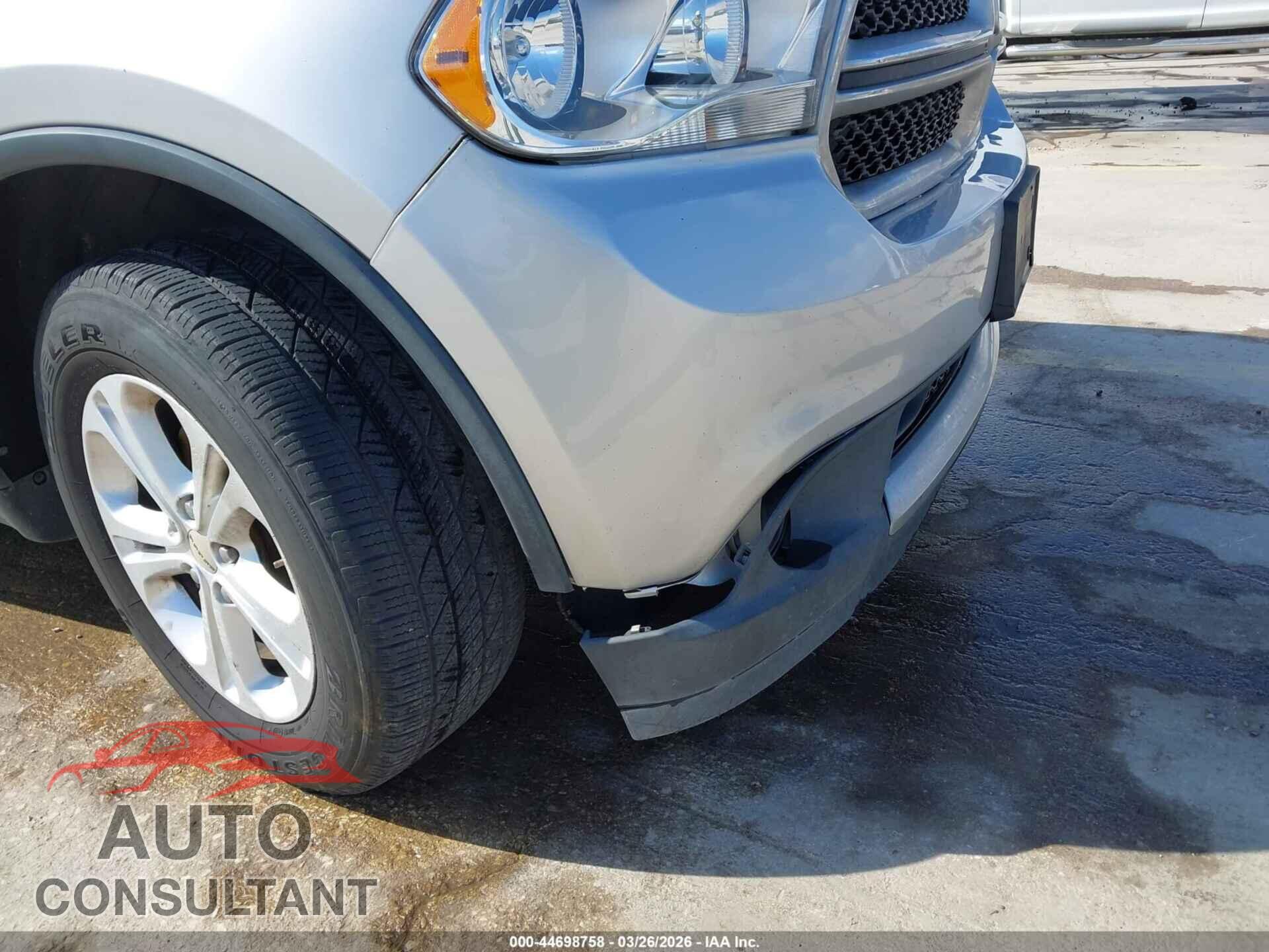 DODGE DURANGO 2012 - 1C4RDHAG9CC308342