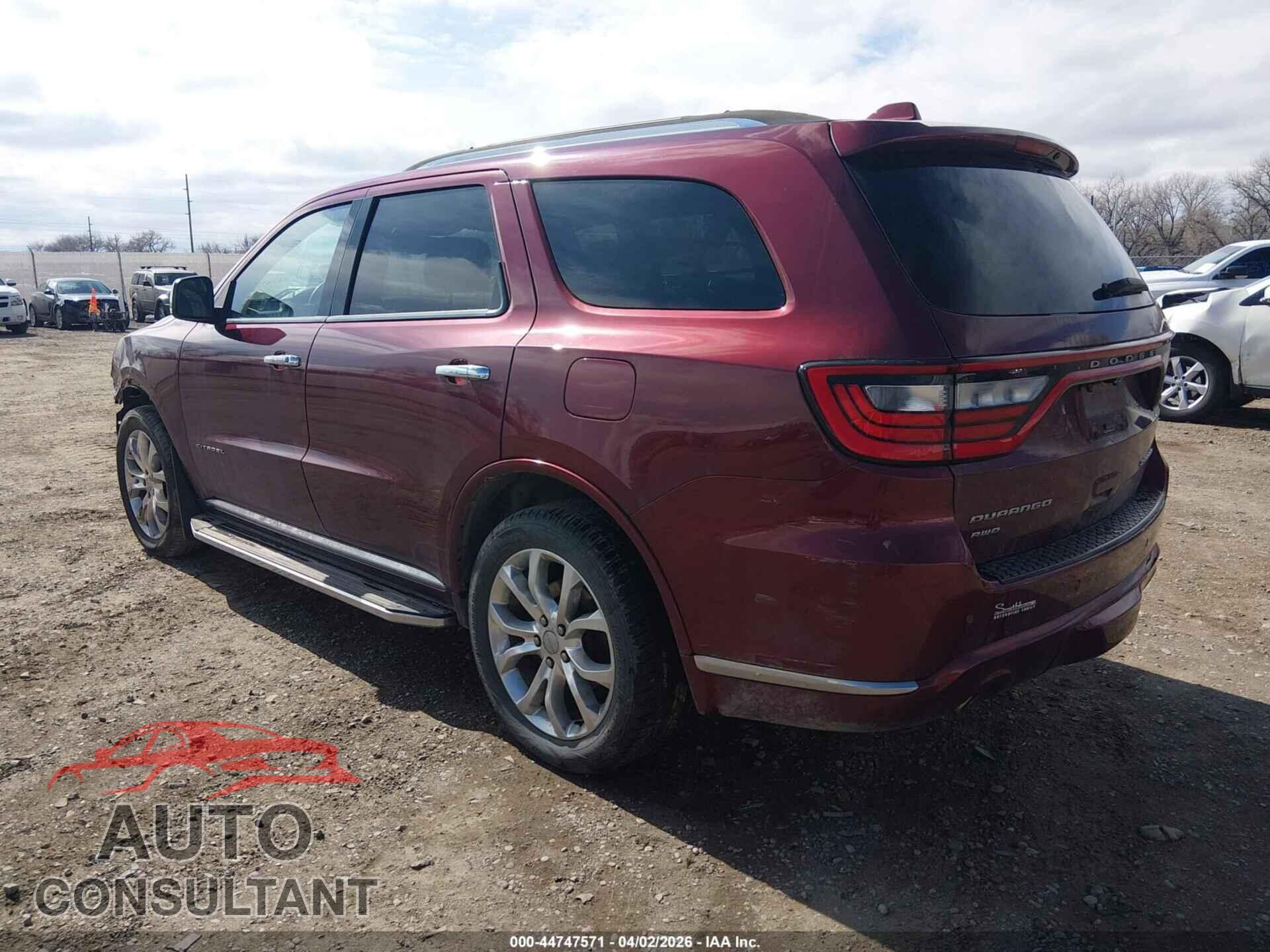 DODGE DURANGO 2016 - 1C4RDJEG2GC347068