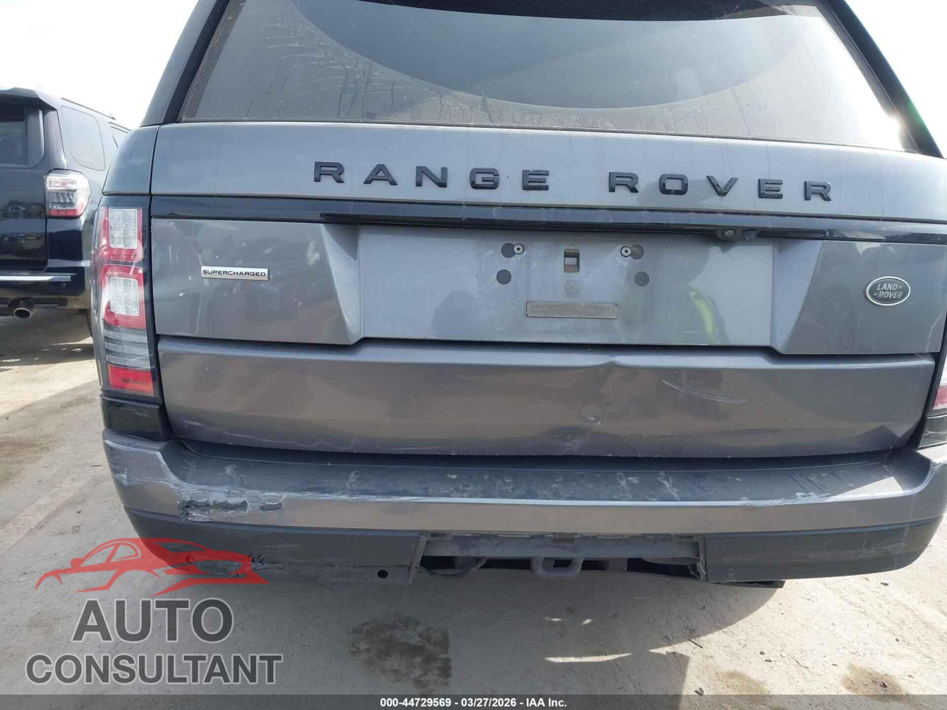 LAND ROVER RANGE ROVER 2016 - SALGS2EF3GA305572