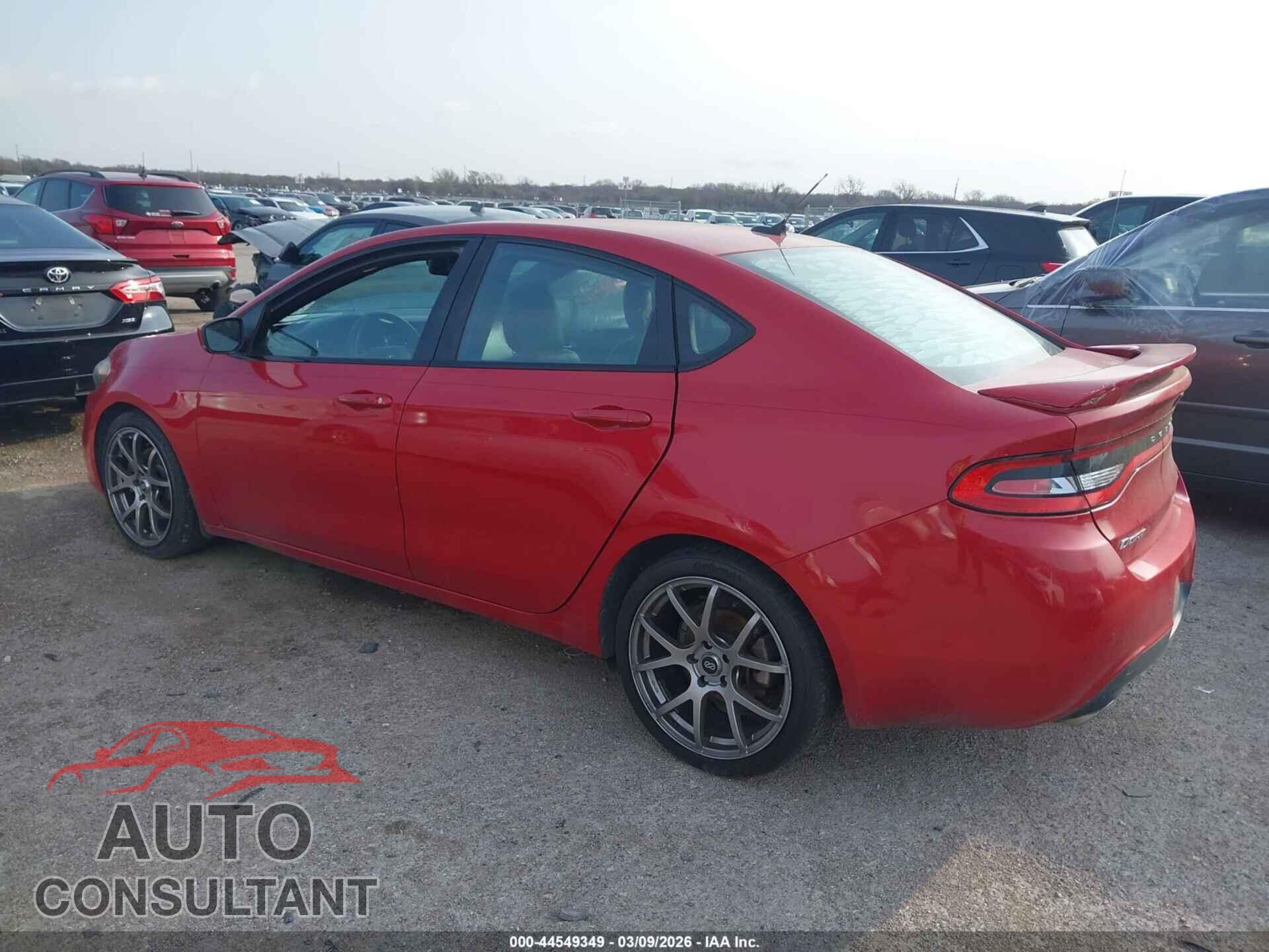 DODGE DART 2014 - 1C3CDFEB9ED866539