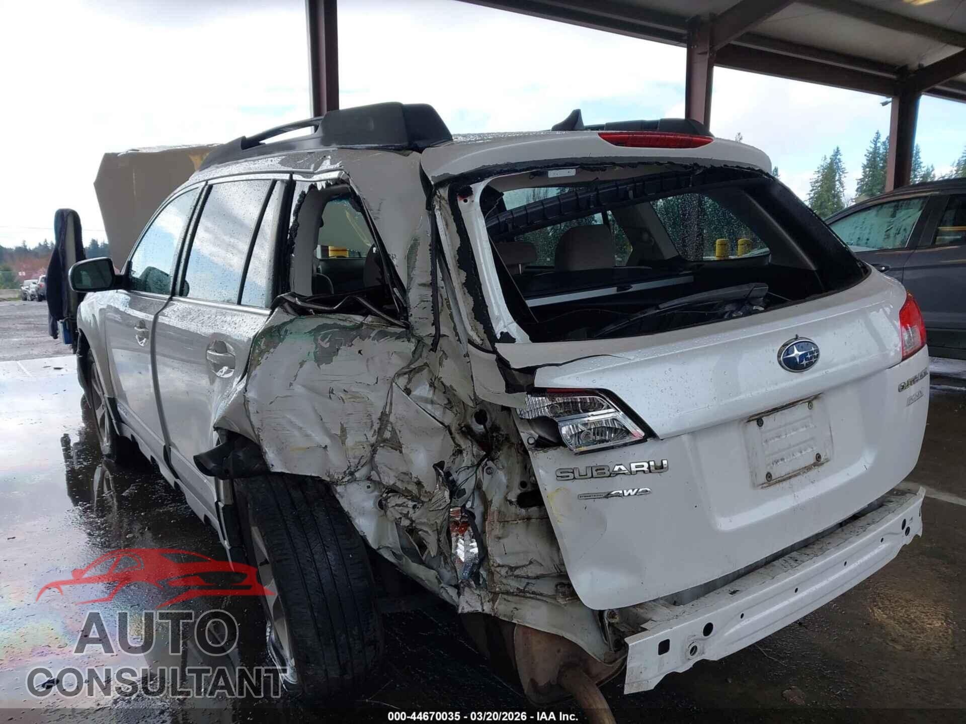 SUBARU OUTBACK 2014 - 4S4BRBCC9E3264920
