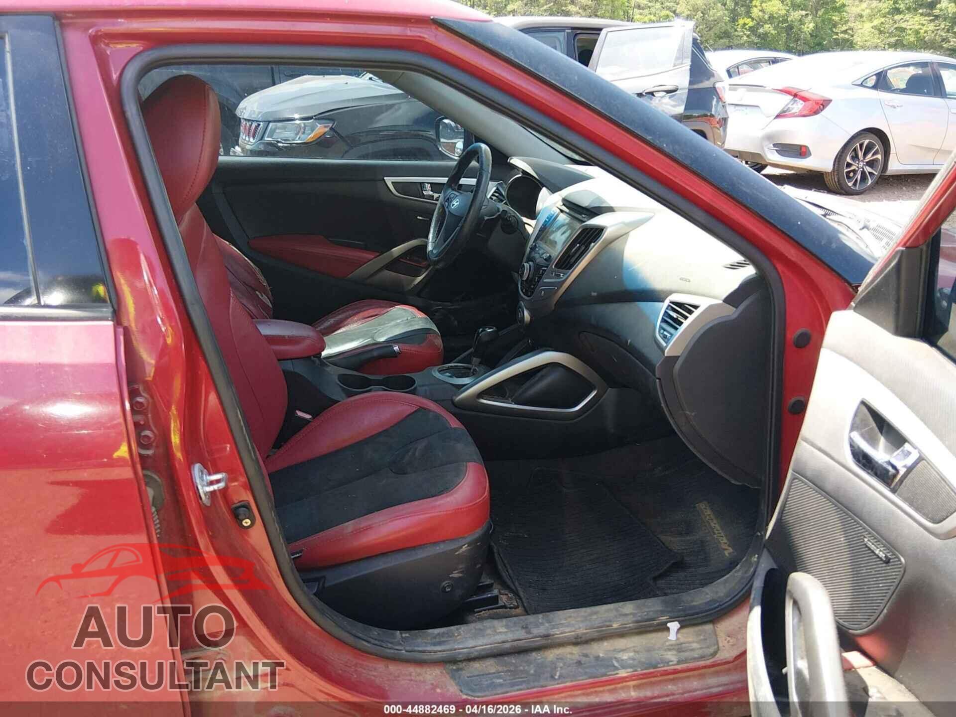 HYUNDAI VELOSTER 2012 - KMHTC6AD7CU071911