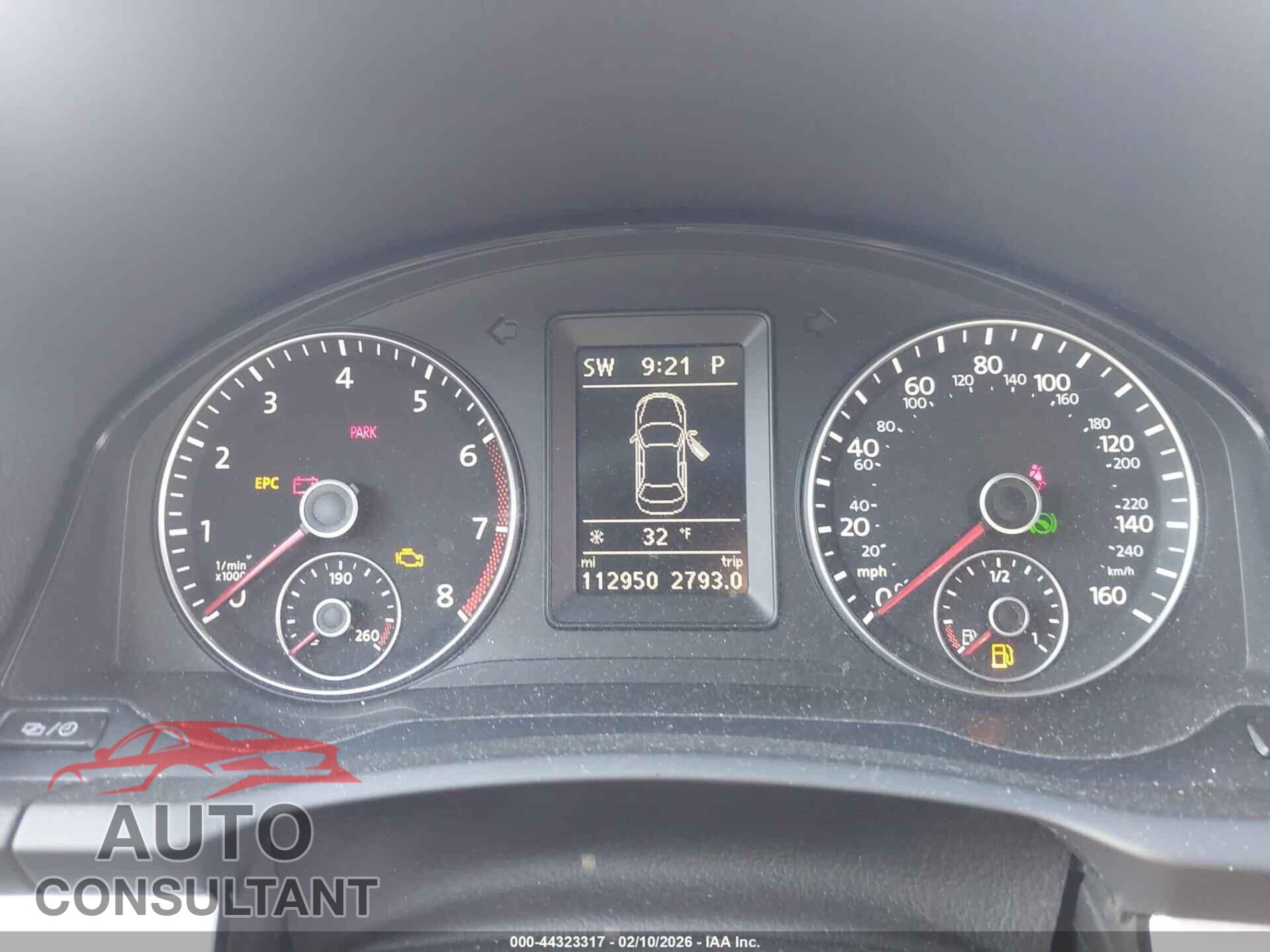 VOLKSWAGEN EOS 2013 - WVWBW8AH5DV001003
