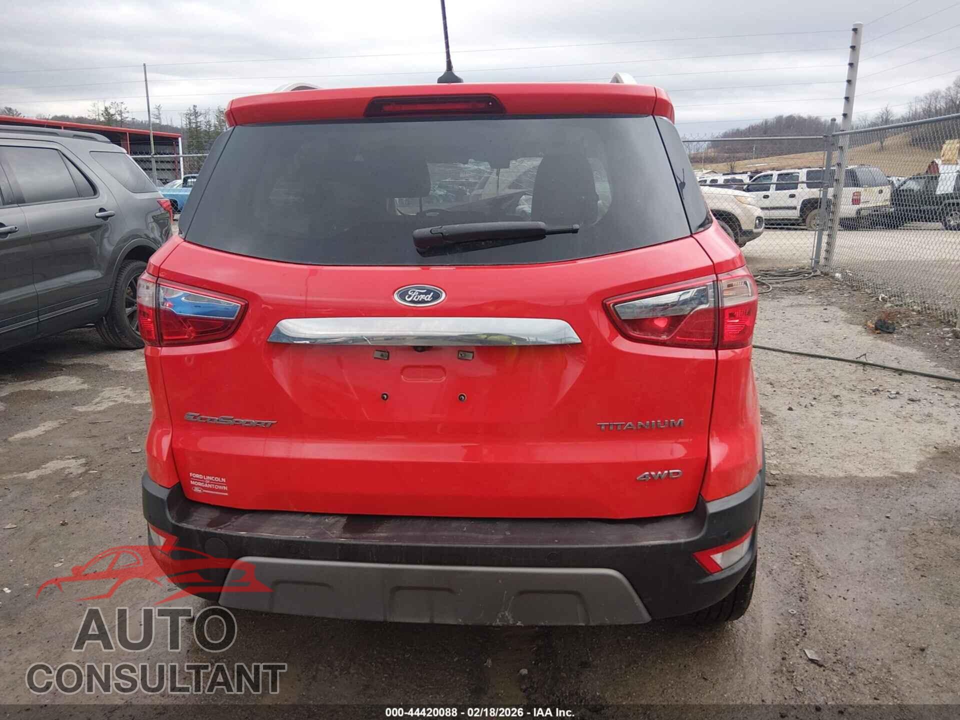 FORD ECOSPORT 2021 - MAJ6S3KL2MC436694