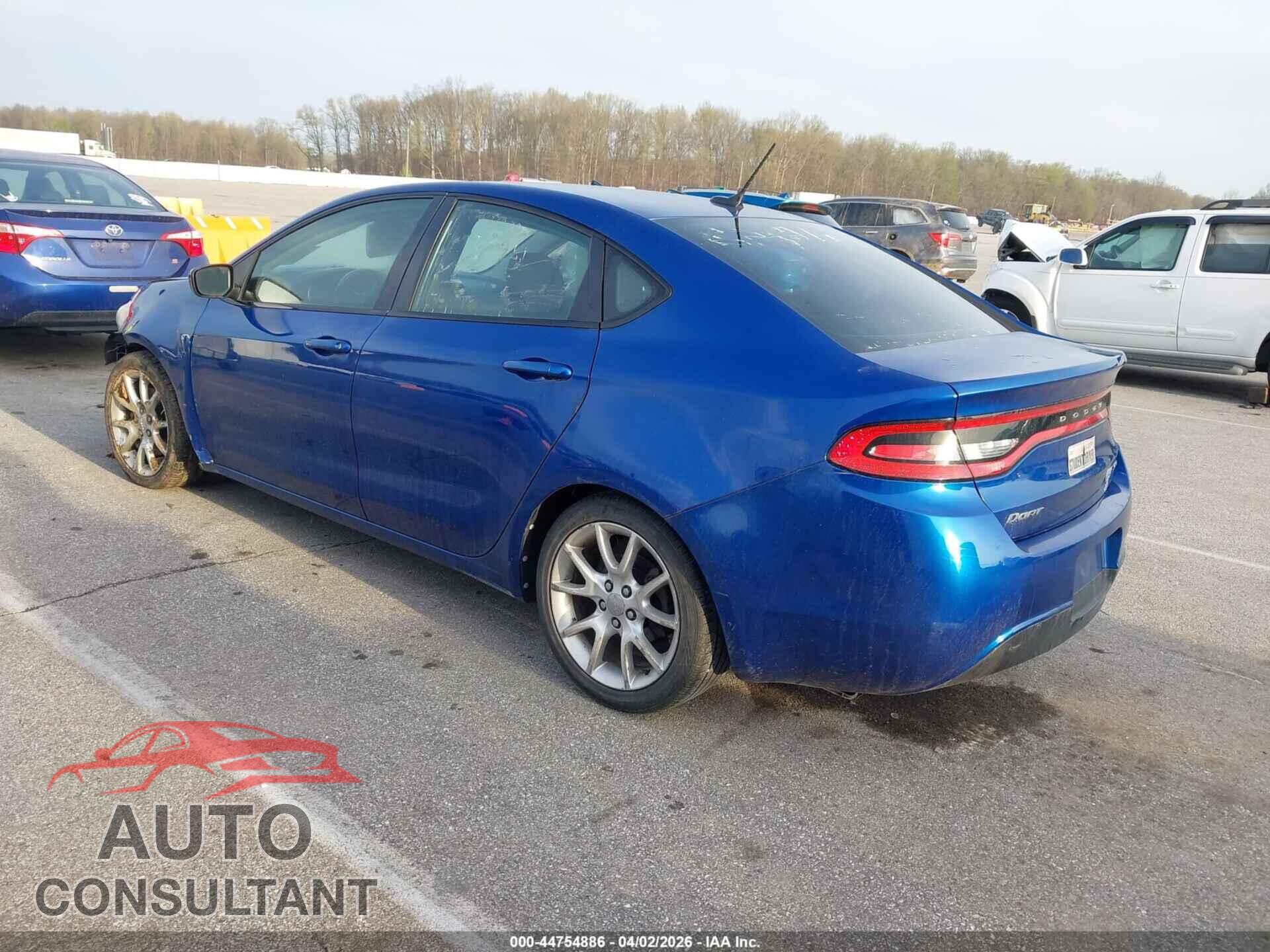 DODGE DART 2013 - 1C3CDFBA7DD240319
