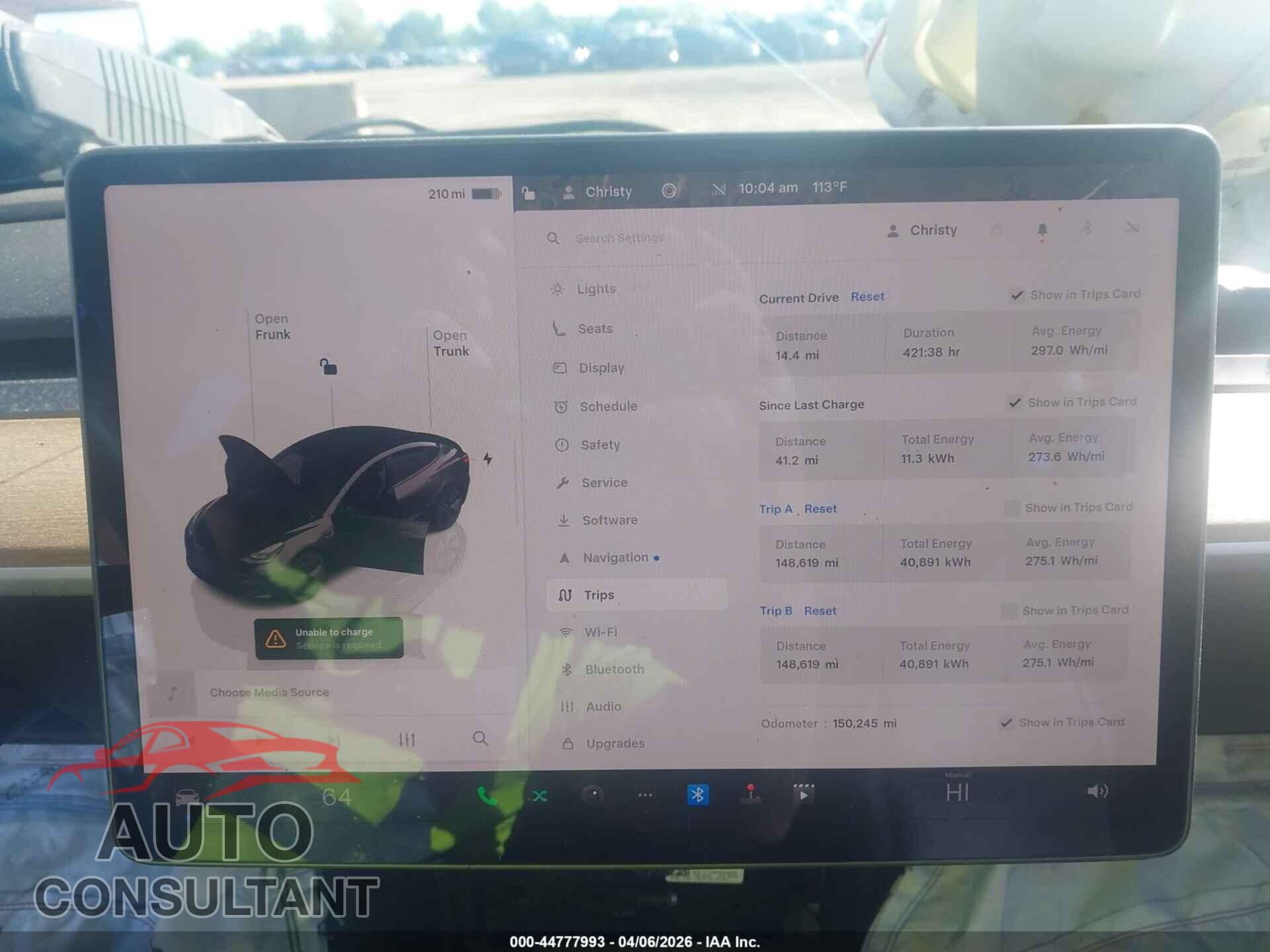 TESLA MODEL 3 2022 - 5YJ3E1EB3NF228548