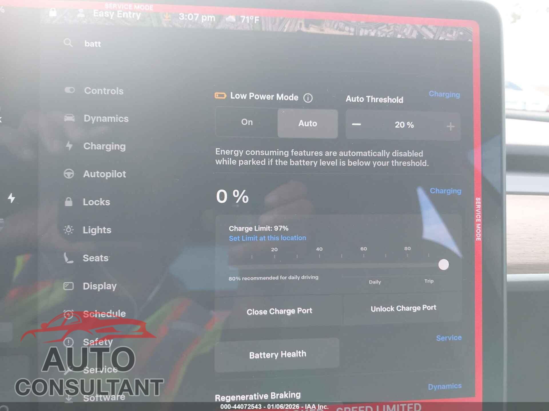 TESLA MODEL 3 2020 - 5YJ3E1EB9LF638073