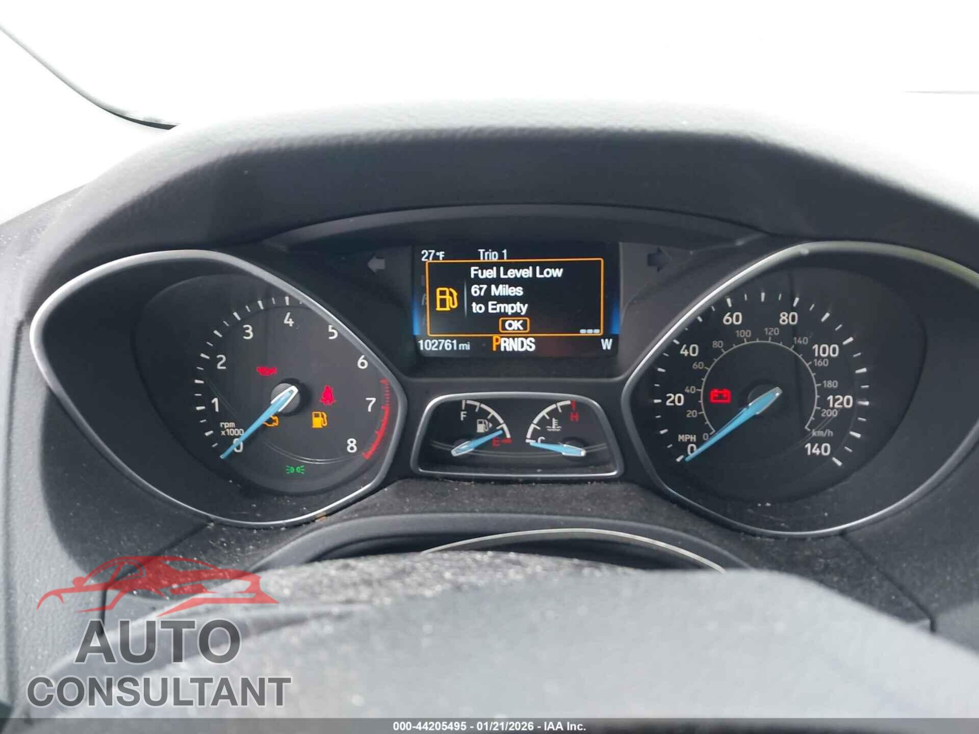 FORD FOCUS 2018 - 1FADP3FEXJL233942