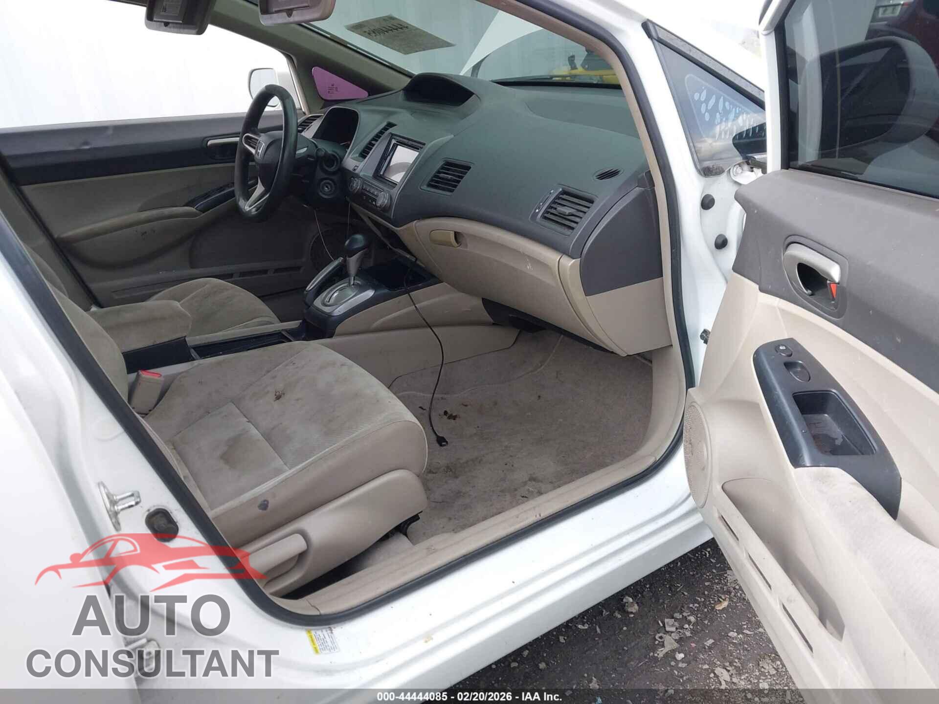HONDA CIVIC 2011 - 2HGFA1F54BH308465